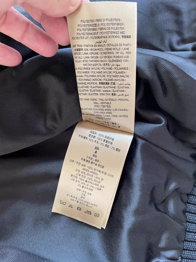 Burberry Burberry Leather Jacket with Removable Collar Size US L / EU 52-54 / 3 - 4 Thumbnail