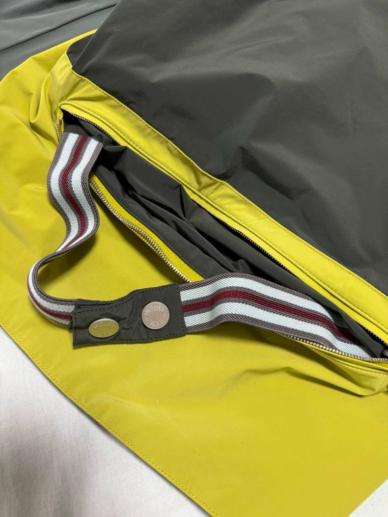 Hermes Hermes Hooded Jacket with Yellow Accents Size US L / EU 52-54 / 3 - 9 Thumbnail