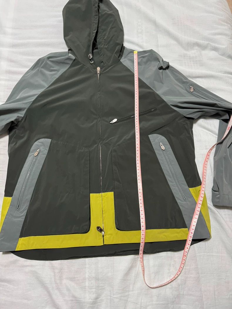 Hermes Hermes Hooded Jacket with Yellow Accents Size US L / EU 52-54 / 3 - 5 Thumbnail
