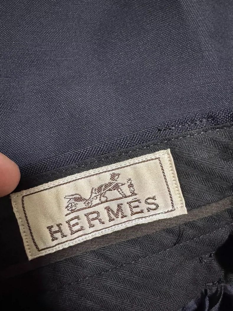 Hermes Hermes Casual Pants in Wool and Mohair Blend Size US 38 / EU 54 - 6 Thumbnail