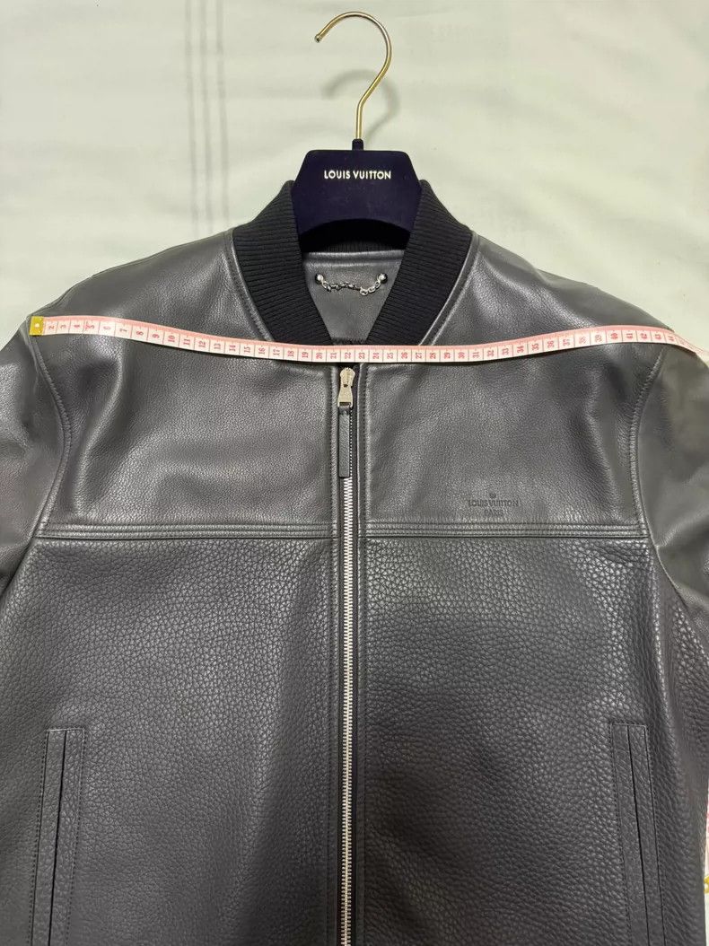 Louis Vuitton Louis Vuitton Leather Jacket Bomber Style Size US L / EU 52-54 / 3 - 3 Thumbnail