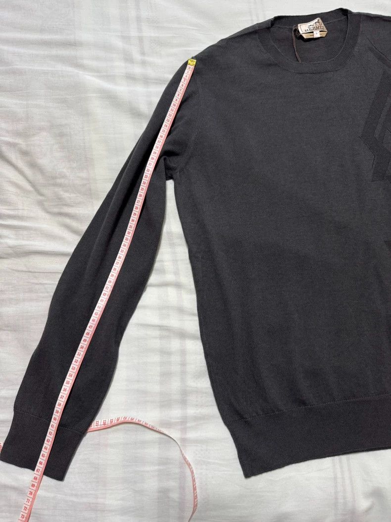 Hermes Hermes Cashmere Sweater L Size Gray Size US L / EU 52-54 / 3 - 6 Thumbnail
