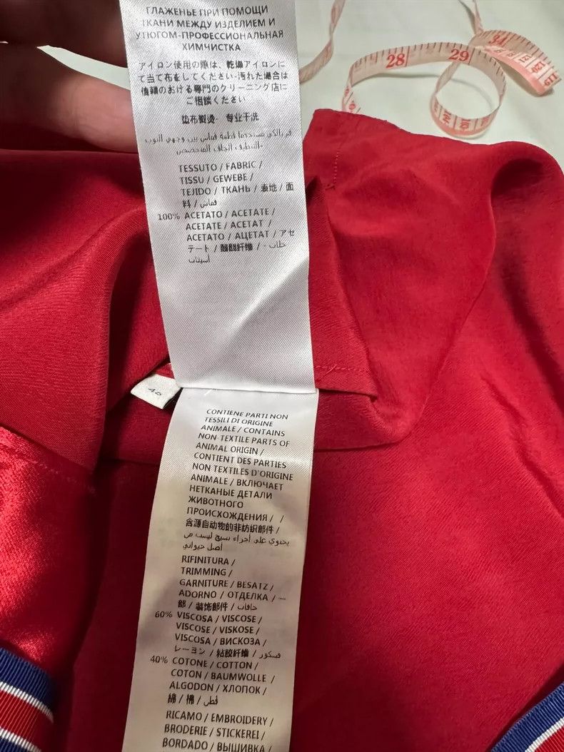 Gucci Gucci Red Short Sleeve Shirt with Tags Size US L / EU 52-54 / 3 - 8 Thumbnail