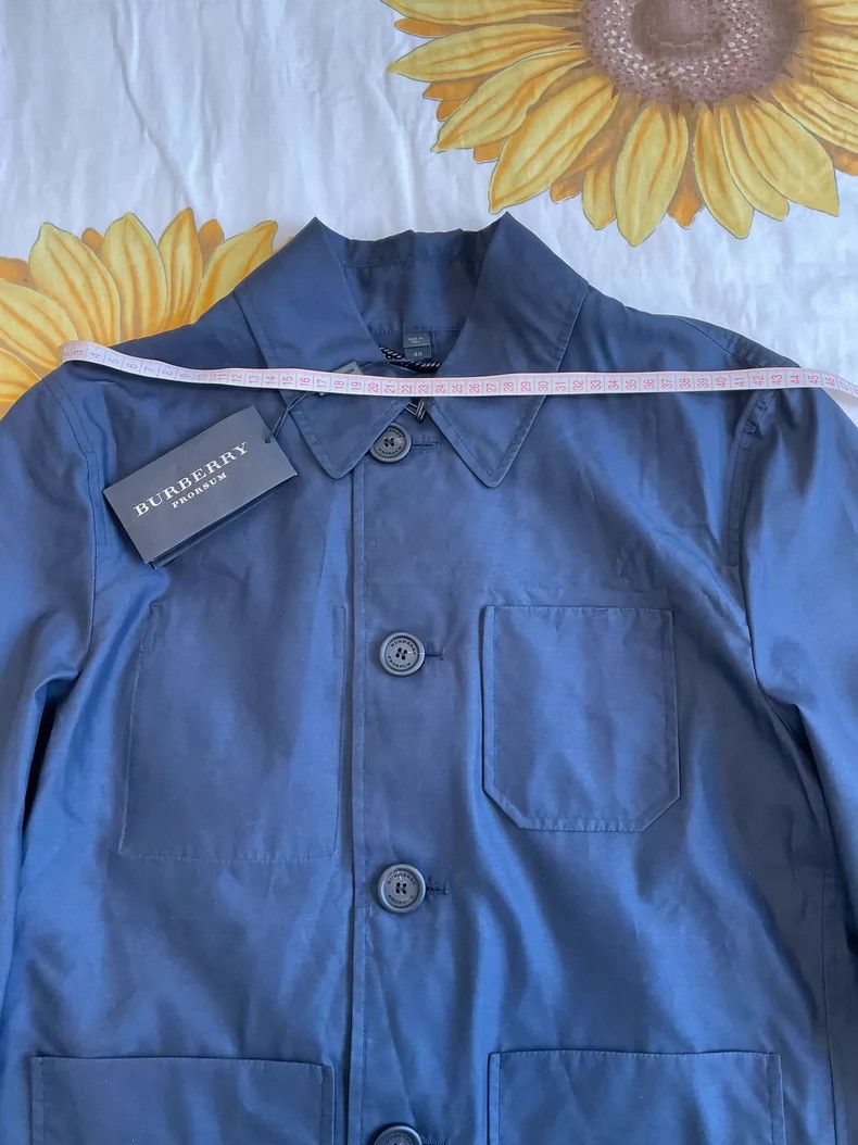 Burberry Burberry Silk Blend Lightweight Jacket Size US L / EU 52-54 / 3 - 2 Thumbnail