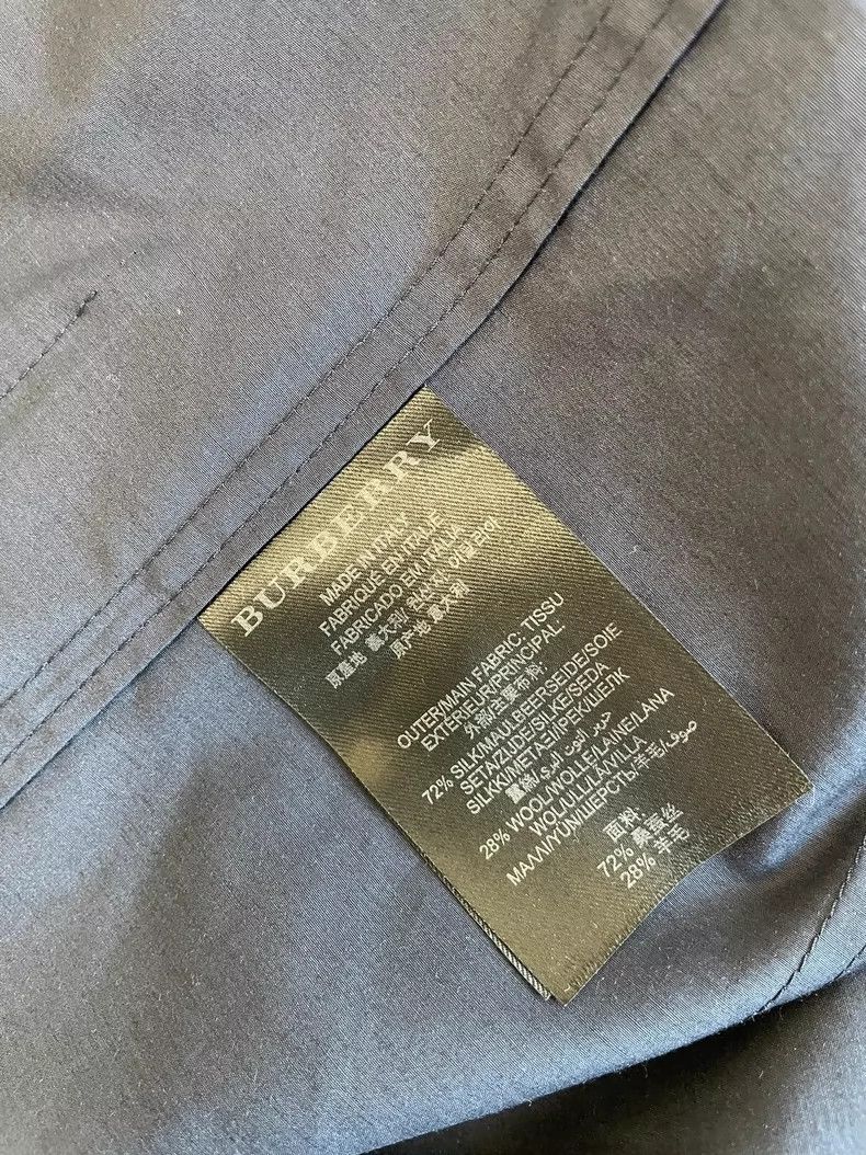 Burberry Burberry Silk Blend Lightweight Jacket Size US L / EU 52-54 / 3 - 6 Thumbnail