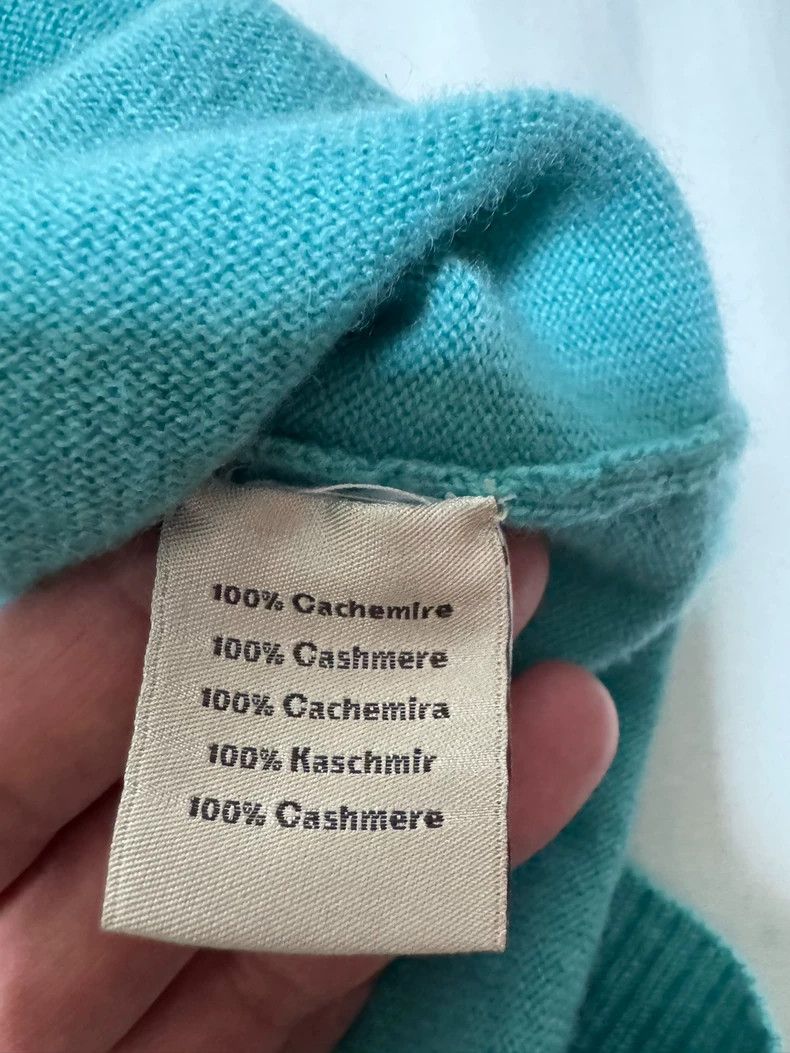 Hermes Hermes Cashmere Short Sleeve Sweater with Lobster Print Size US L / EU 52-54 / 3 - 7 Thumbnail