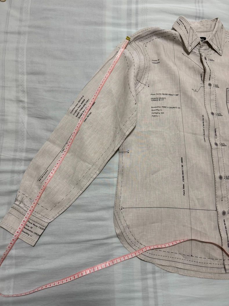 Fendi Fendi Linen Long Sleeve Shirt Jacket Size US M / EU 48-50 / 2 - 6 Thumbnail