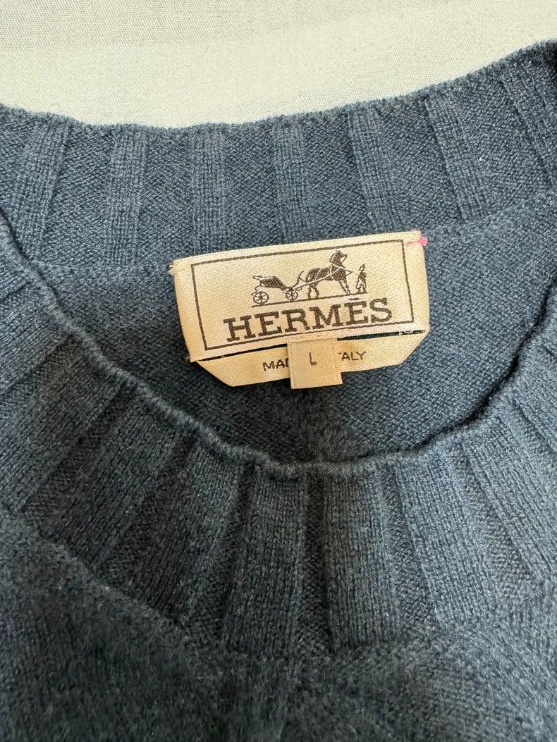 Hermes Hermes Cashmere Sweater for Men in Blue Size US L / EU 52-54 / 3 - 7 Thumbnail