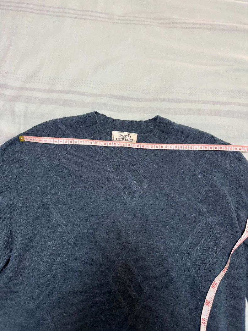 Hermes Hermes Cashmere Sweater for Men in Blue Size US L / EU 52-54 / 3 - 3 Thumbnail