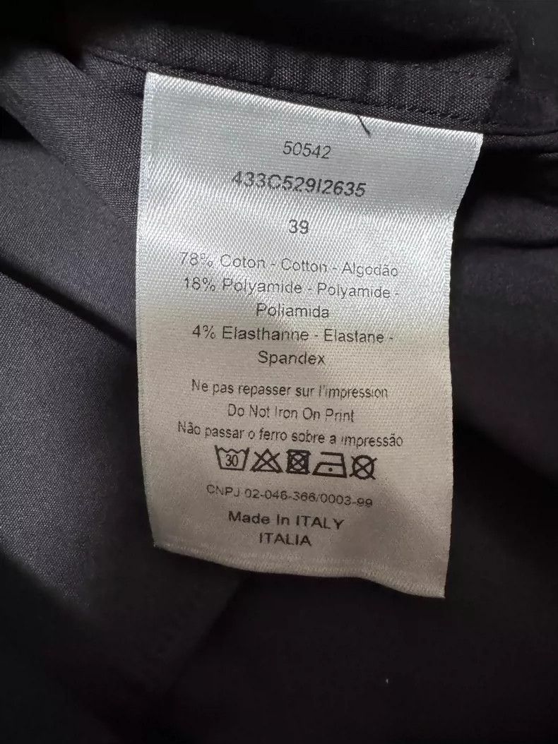 Dior Christian Dior Long Sleeve Men's Shirt Size US M / EU 48-50 / 2 - 9 Thumbnail