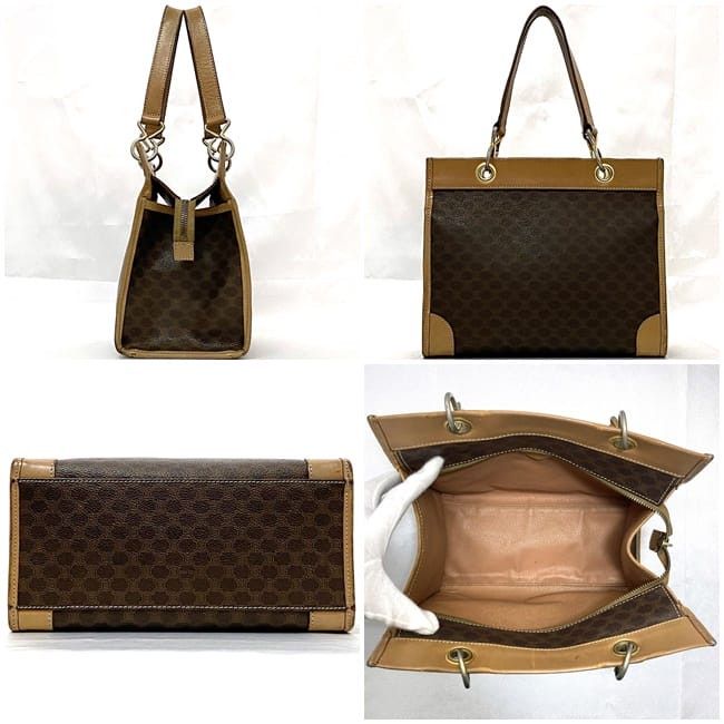 Celine CELINE Handbag Brown Pvc Size ONE SIZE - 2 Thumbnail
