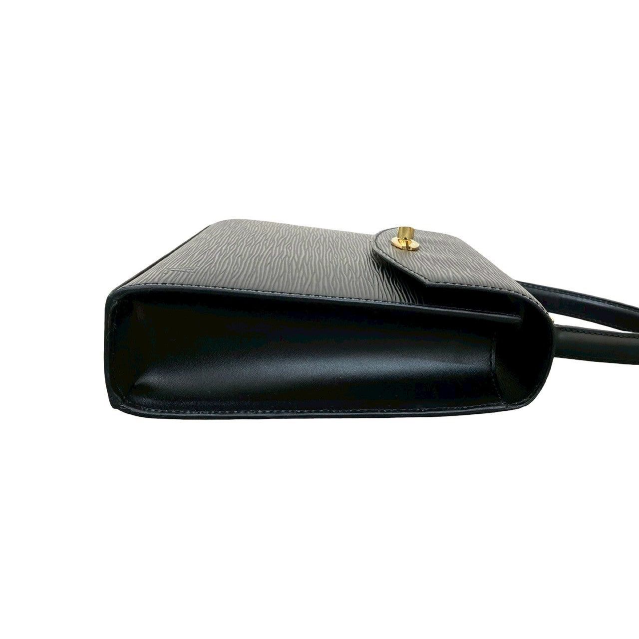 Louis Vuitton Louis Vuitton Handbag Black Leather Size ONE SIZE - 6 Thumbnail
