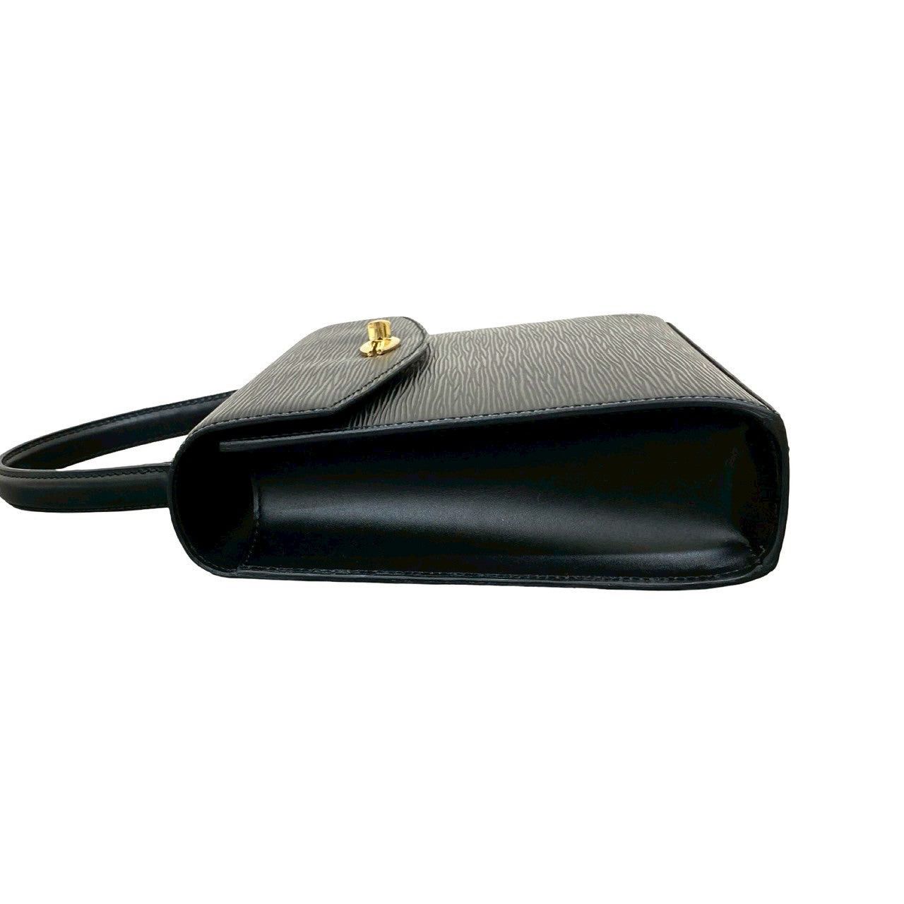 Louis Vuitton Louis Vuitton Handbag Black Leather Size ONE SIZE - 5 Thumbnail