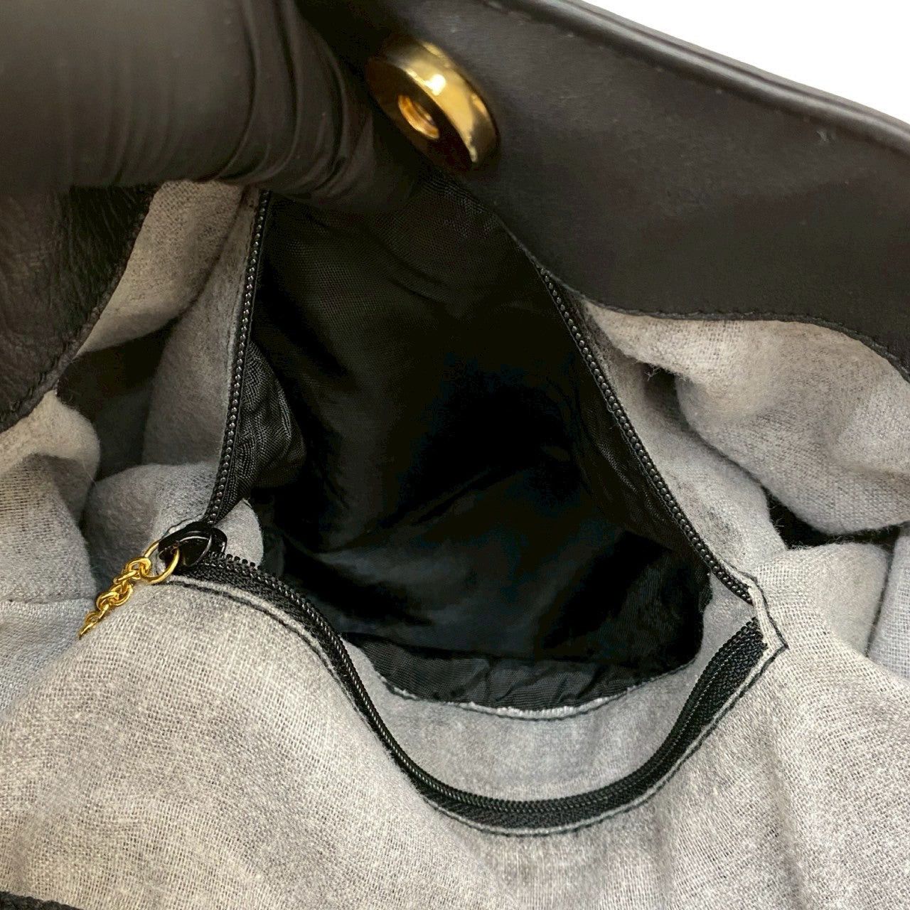 Gucci Gucci Shoulder Bag Black Leather Size ONE SIZE - 10 Thumbnail