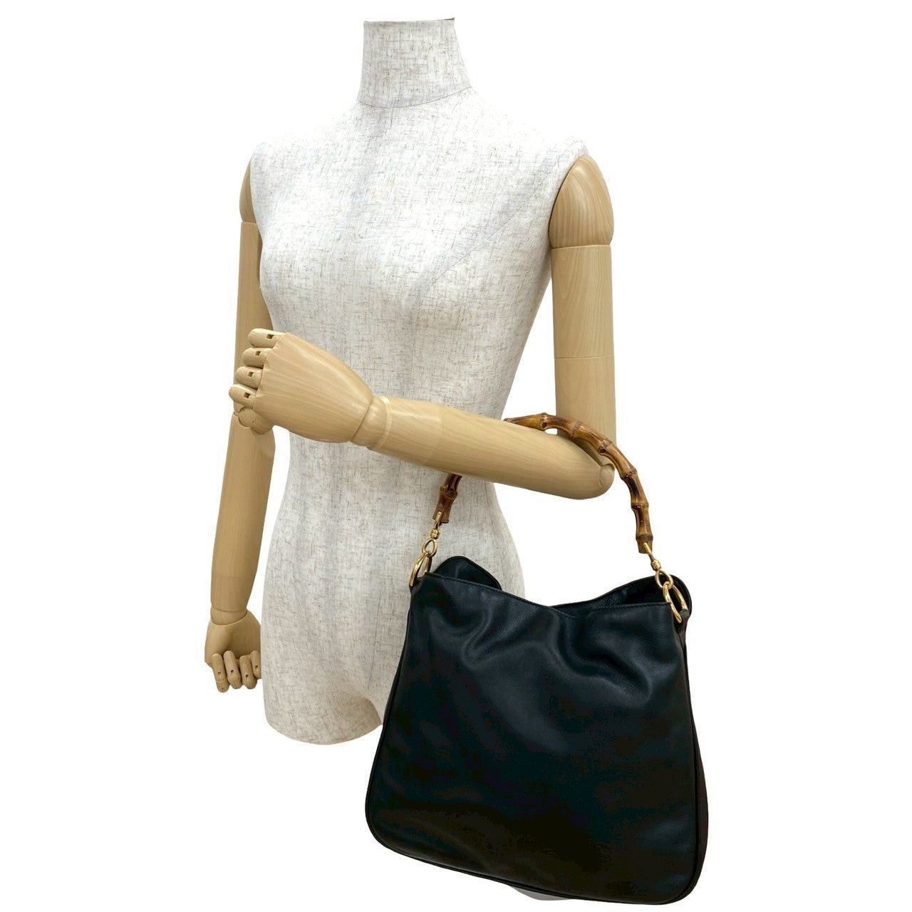 Gucci Gucci Shoulder Bag Black Leather Size ONE SIZE - 2 Thumbnail
