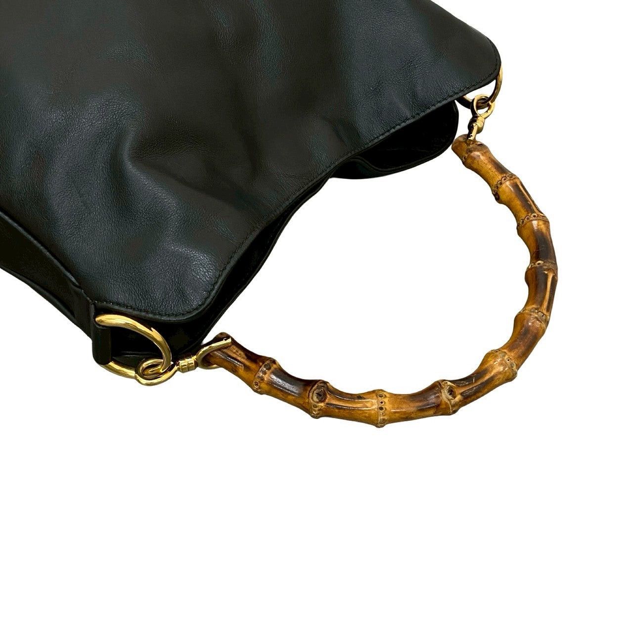 Gucci Gucci Shoulder Bag Black Leather Size ONE SIZE - 4 Thumbnail