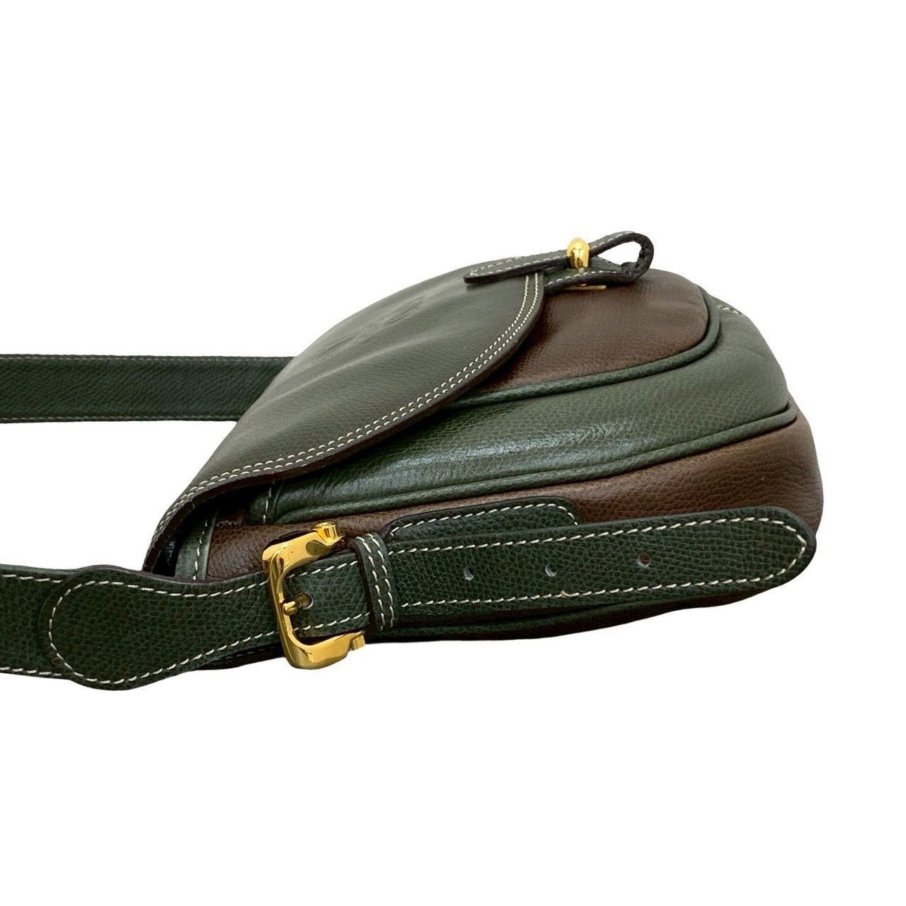 Loewe Loewe Shoulder Bag Green Leather Size ONE SIZE - 5 Thumbnail