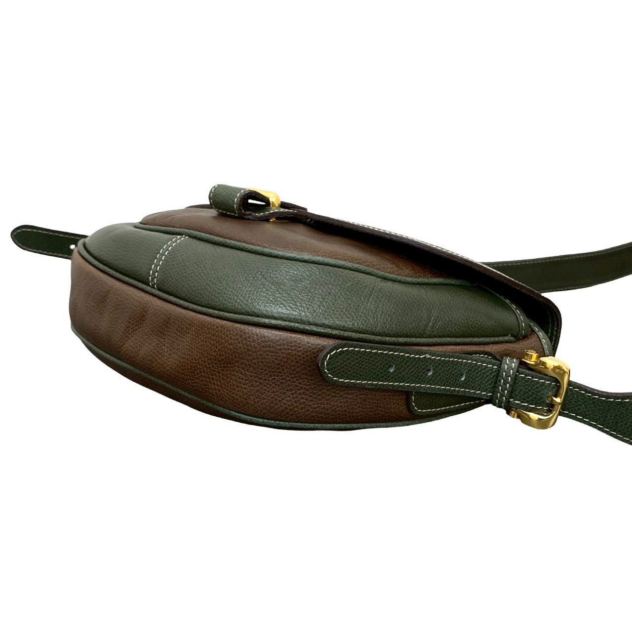 Loewe Loewe Shoulder Bag Green Leather Size ONE SIZE - 8 Thumbnail