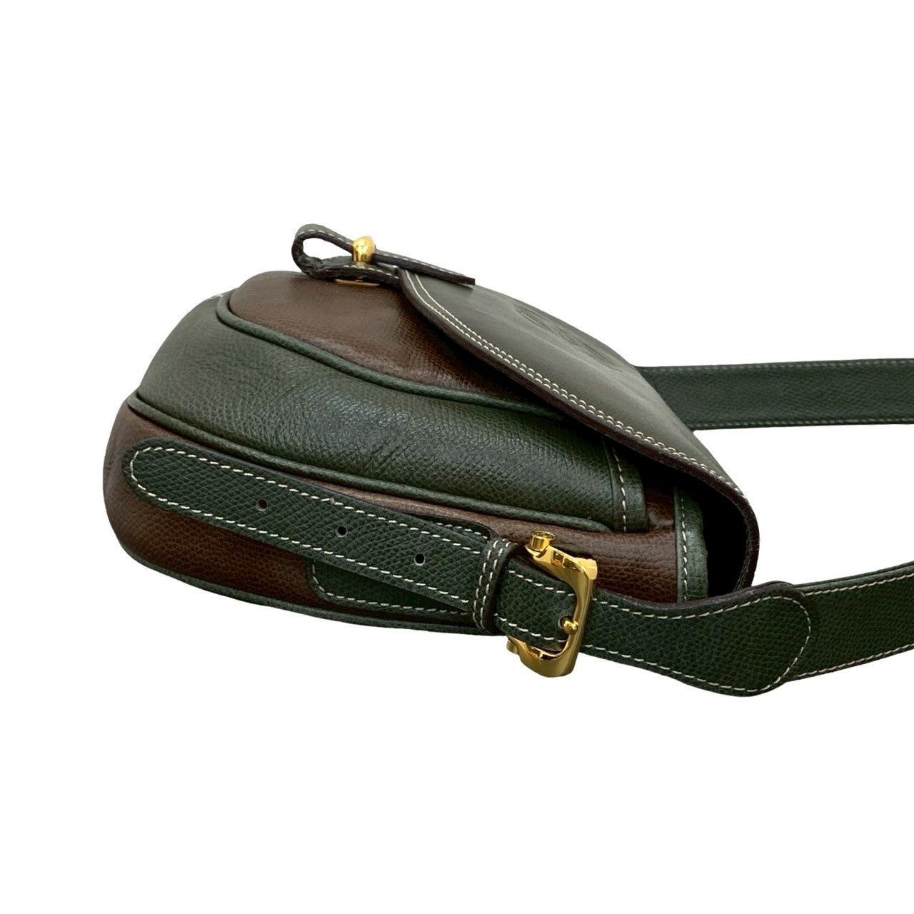 Loewe Loewe Shoulder Bag Green Leather Size ONE SIZE - 6 Thumbnail