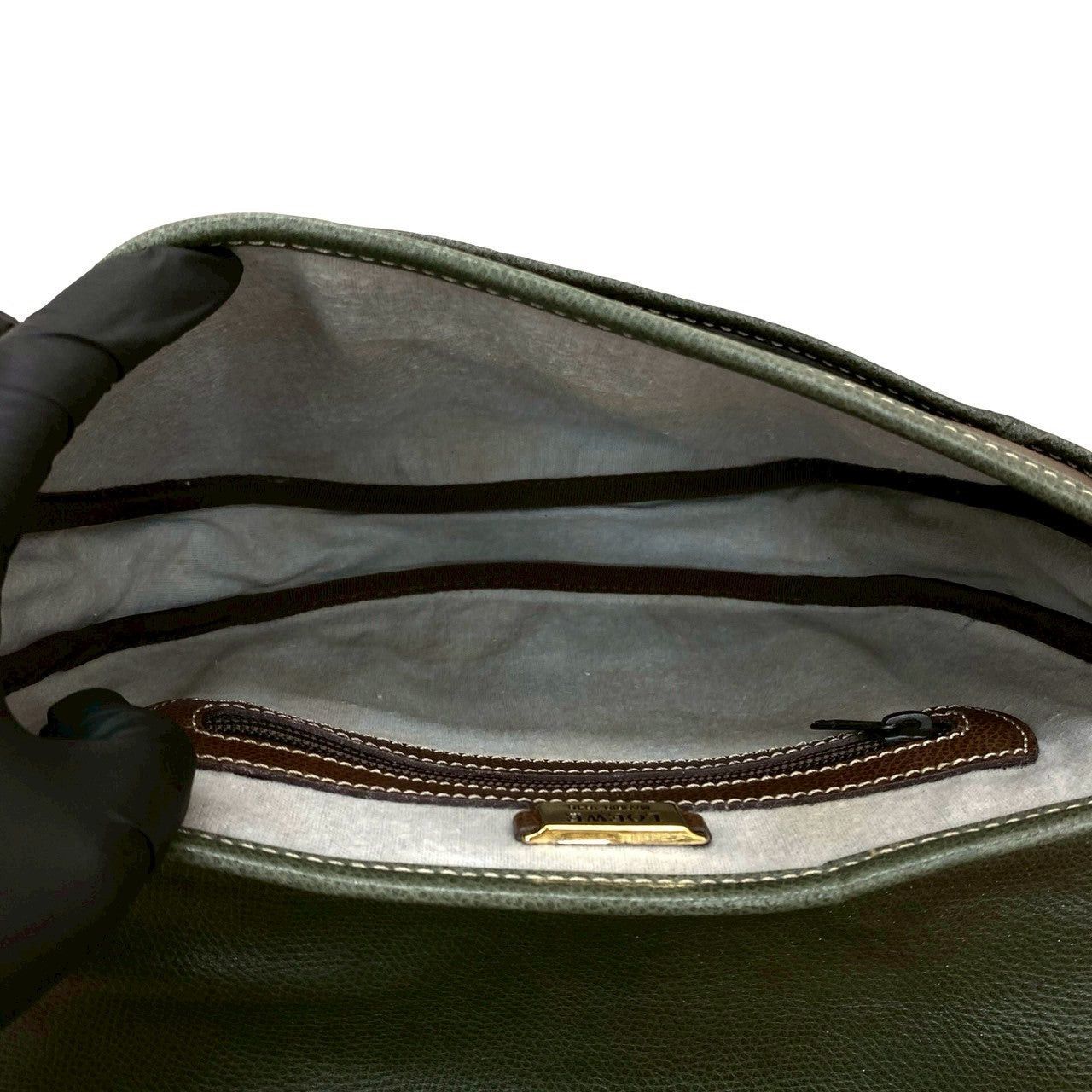 Loewe Loewe Shoulder Bag Green Leather Size ONE SIZE - 9 Thumbnail