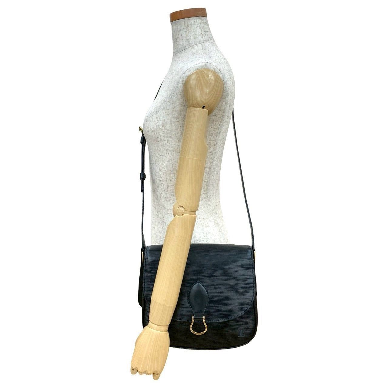 Louis Vuitton Louis Vuitton Shoulder Bag Black Leather Size ONE SIZE - 2 Thumbnail