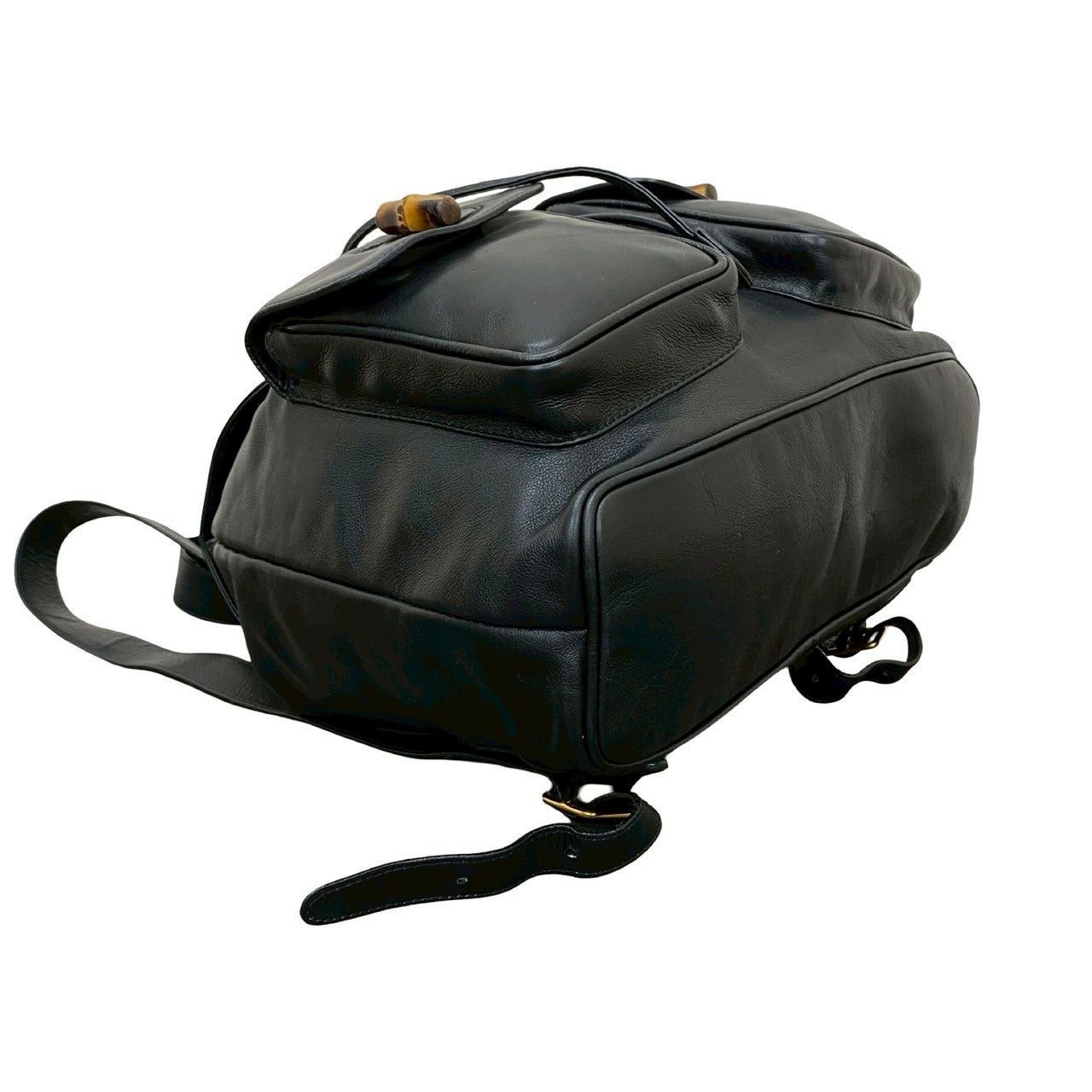 Gucci Gucci Backpack Black Leather Size ONE SIZE - 7 Thumbnail