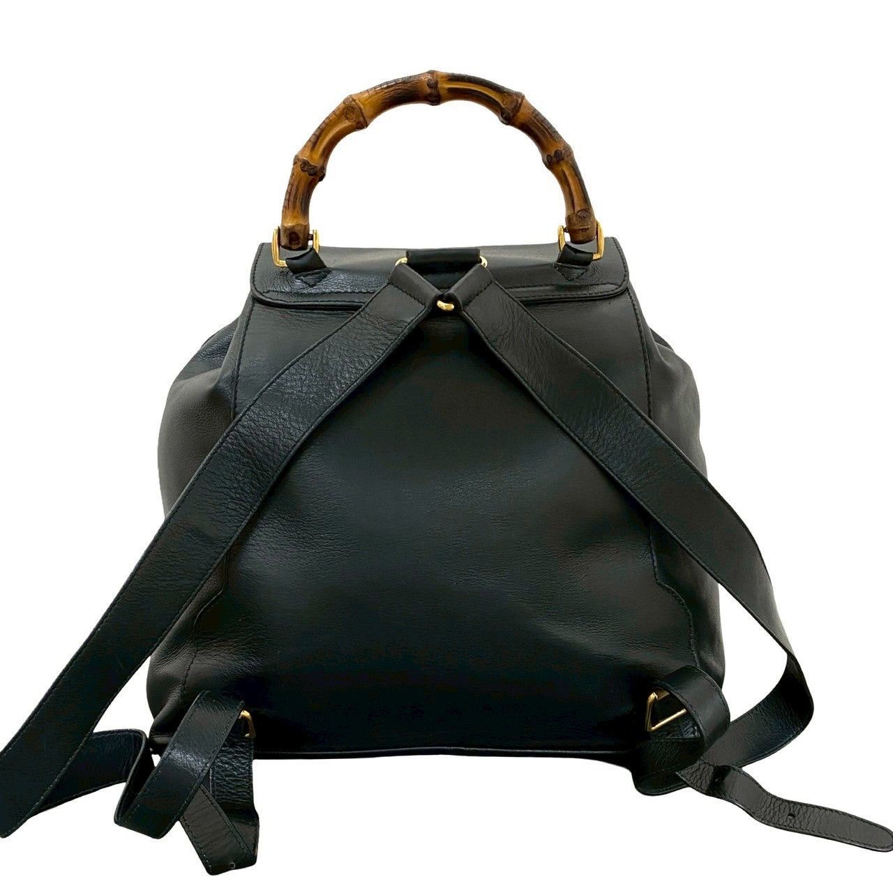 Gucci Gucci Backpack Black Leather Size ONE SIZE - 3 Thumbnail