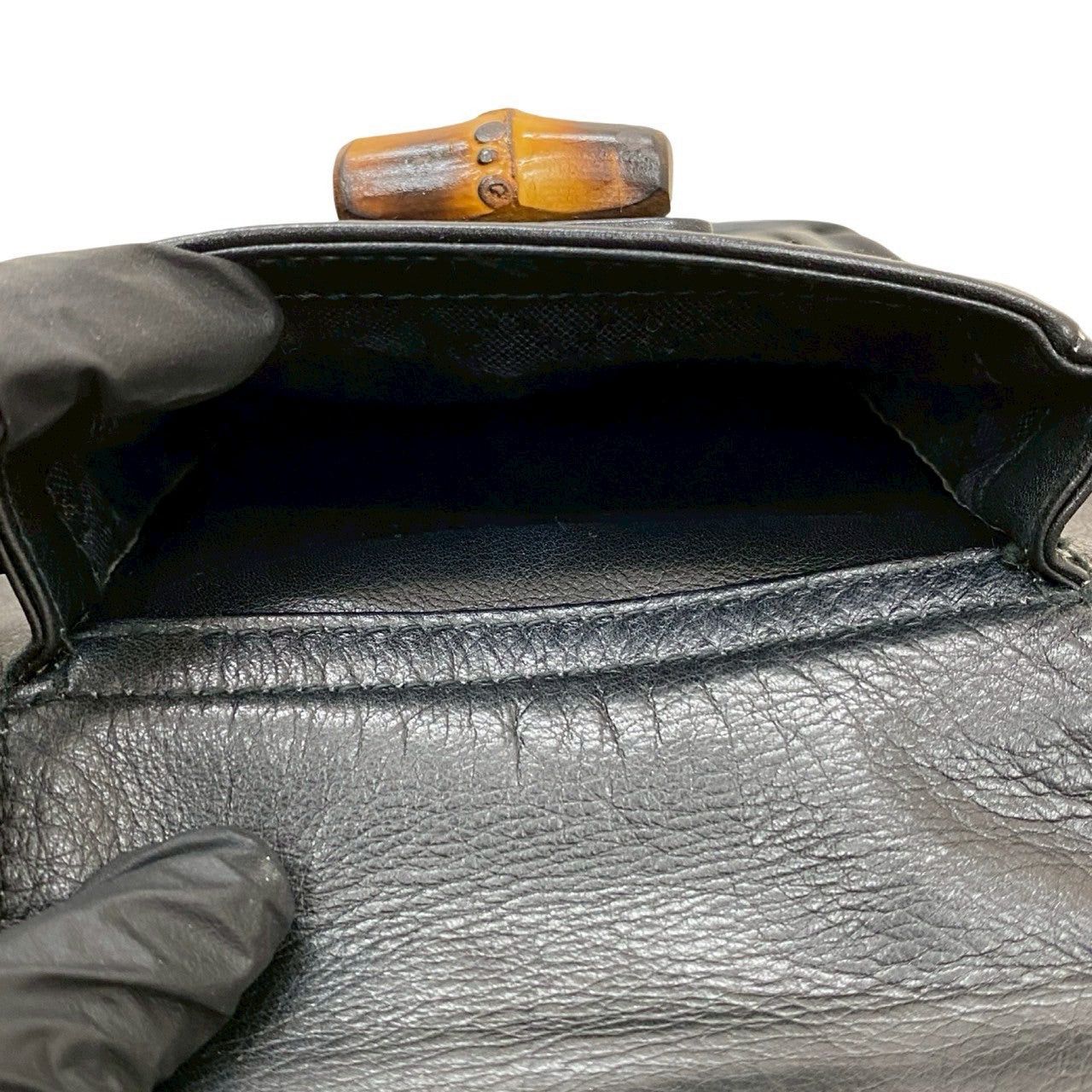 Gucci Gucci Backpack Black Leather Size ONE SIZE - 10 Thumbnail