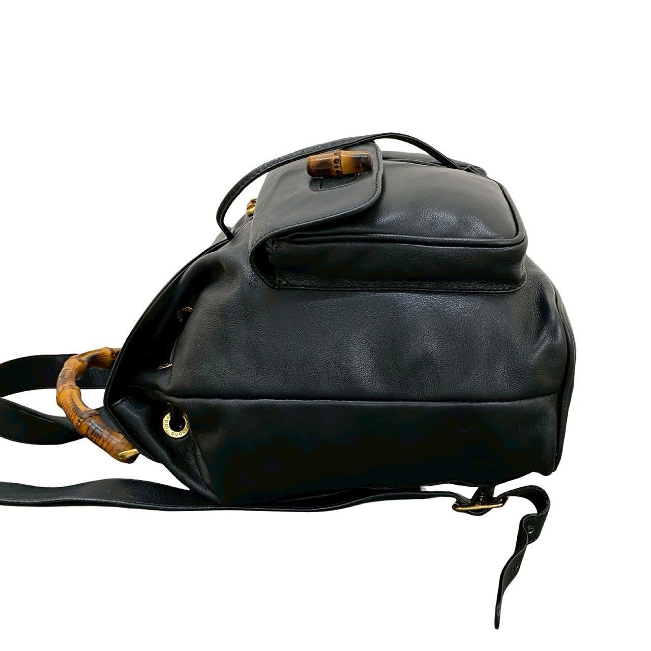 Gucci Gucci Backpack Black Leather Size ONE SIZE - 5 Thumbnail