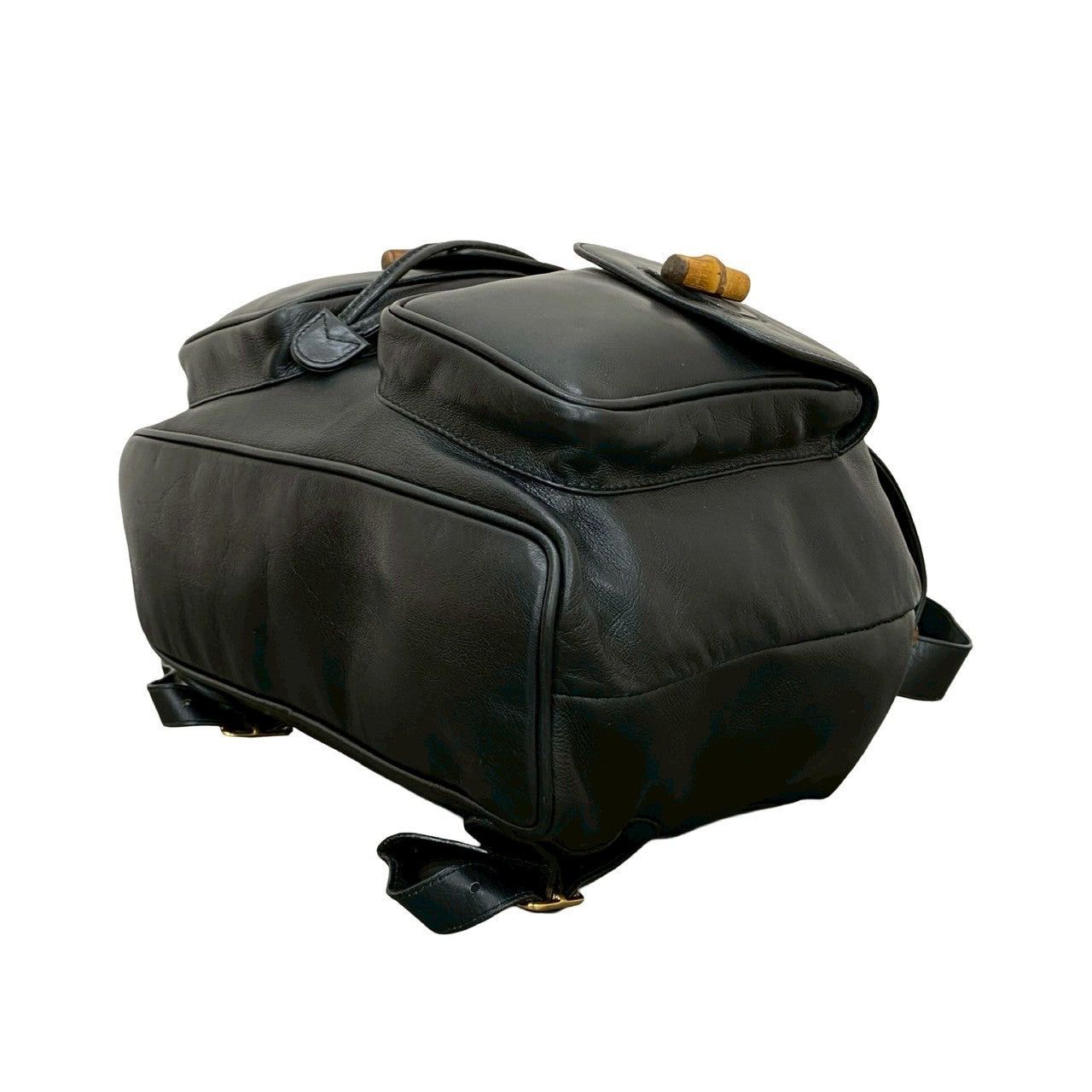 Gucci Gucci Backpack Black Leather Size ONE SIZE - 8 Thumbnail