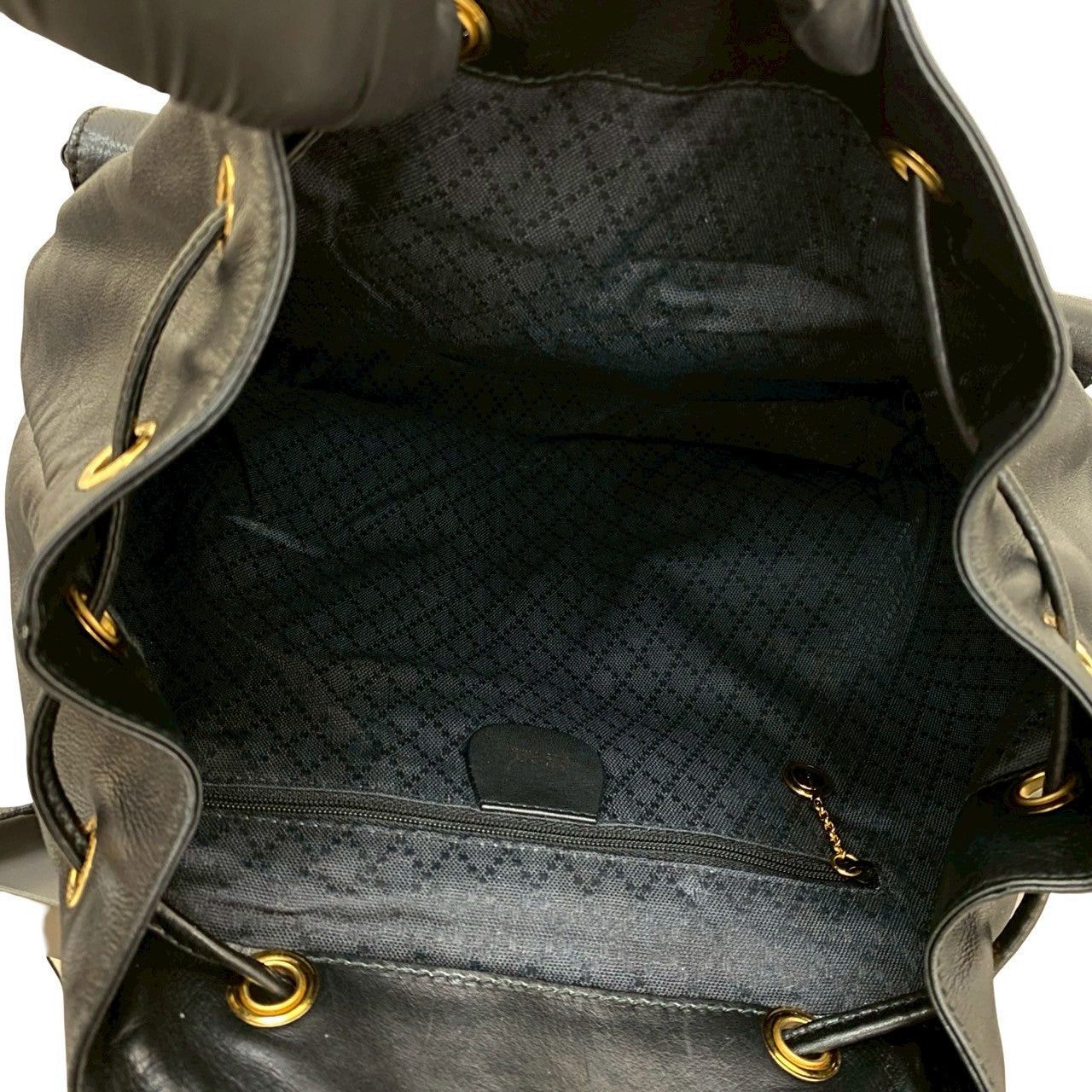 Gucci Gucci Backpack Black Leather Size ONE SIZE - 9 Thumbnail