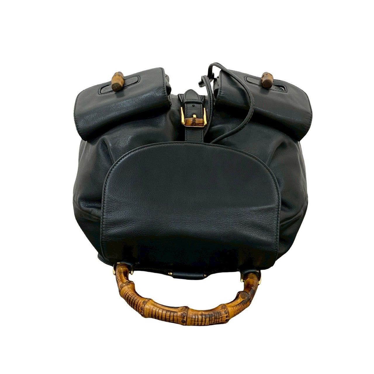 Gucci Gucci Backpack Black Leather Size ONE SIZE - 4 Thumbnail