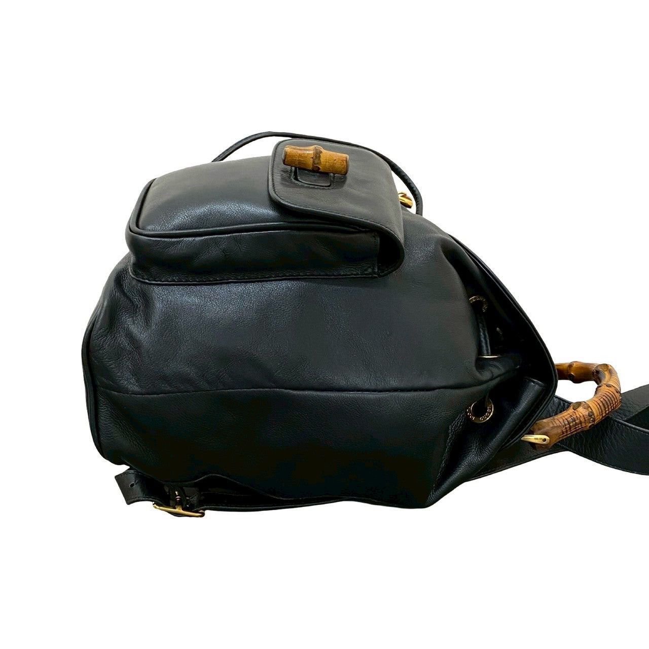 Gucci Gucci Backpack Black Leather Size ONE SIZE - 6 Thumbnail