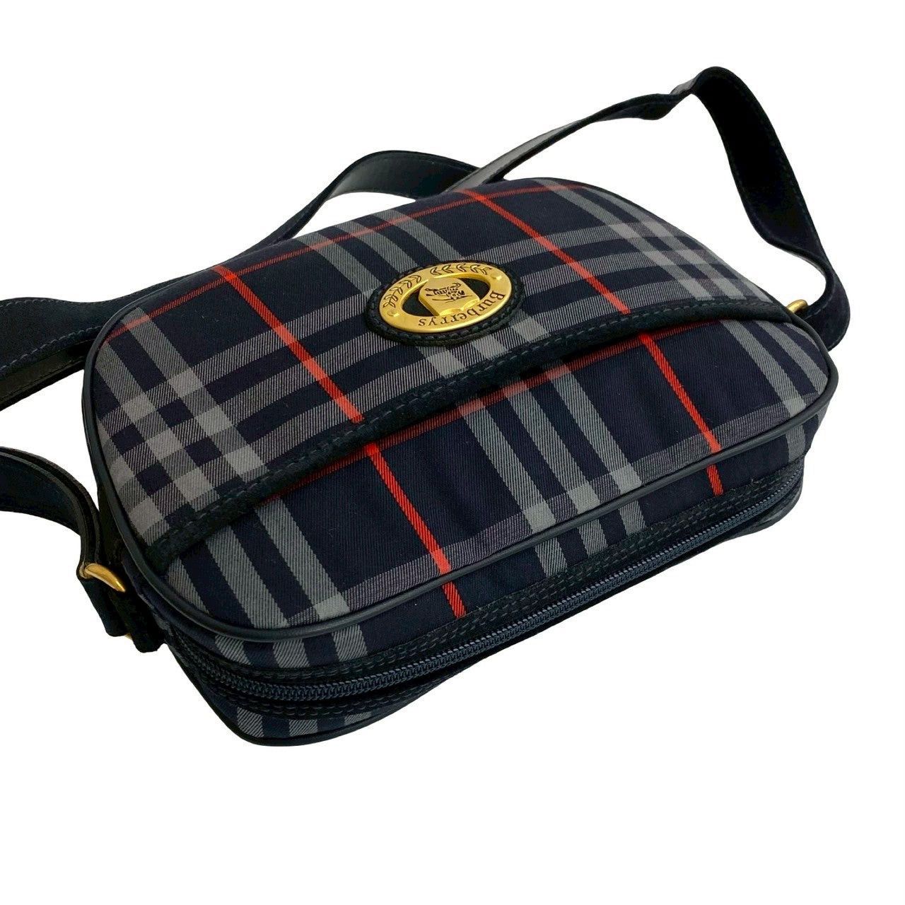 Burberry Burberry Shoulder Bag Blue Leather Size ONE SIZE - 4 Thumbnail