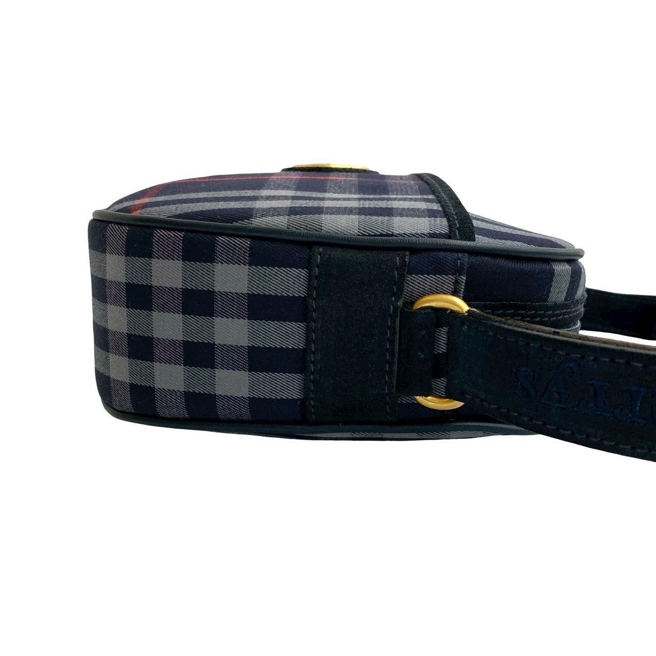 Burberry Burberry Shoulder Bag Blue Leather Size ONE SIZE - 6 Thumbnail