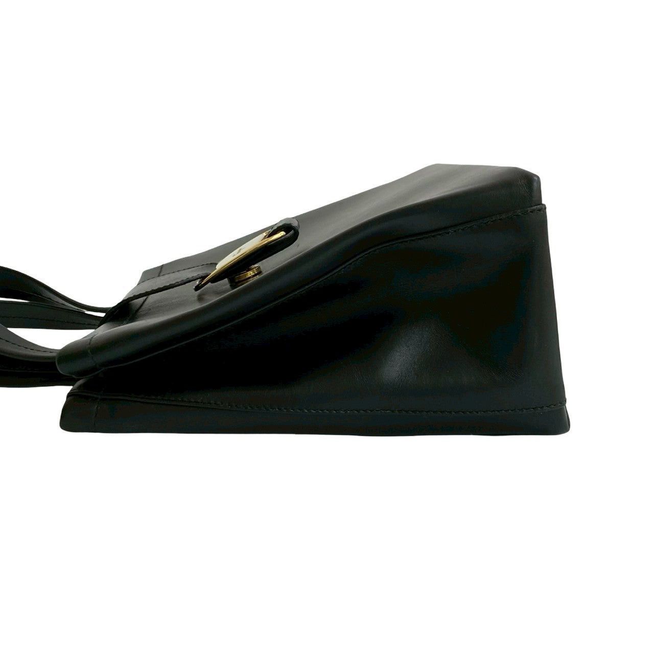 Salvatore Ferragamo Salvatore Ferragamo Shoulder Bag Black Leather Size ONE SIZE - 5 Thumbnail