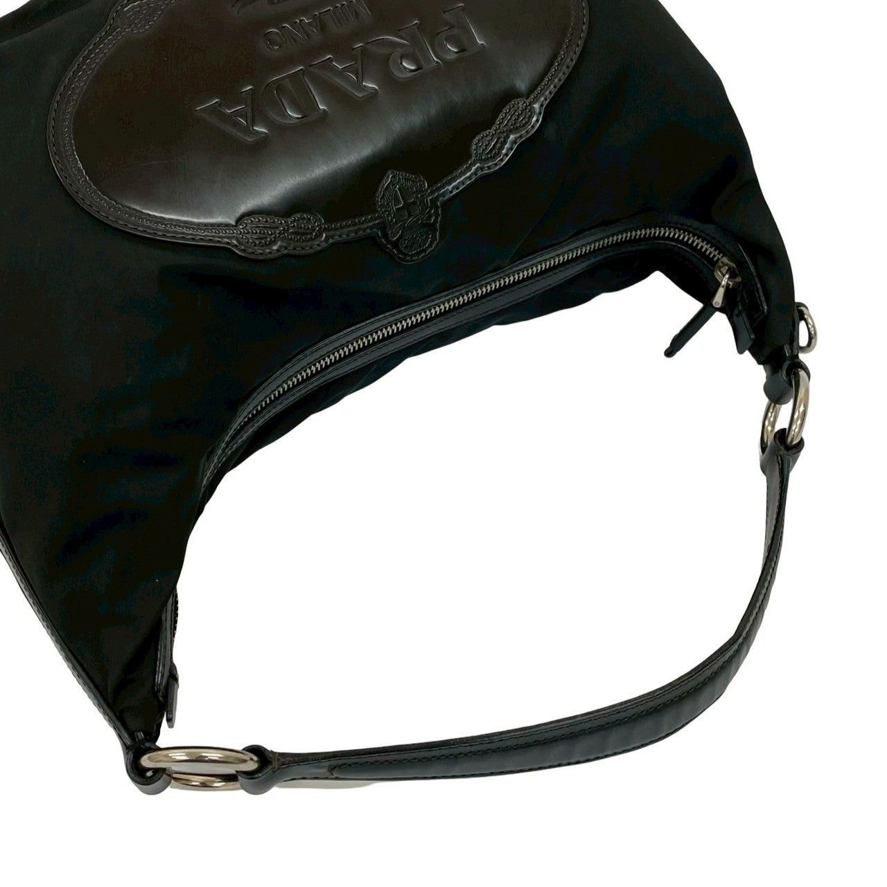 Prada Prada Handbag Black Synthetic Size ONE SIZE - 4 Thumbnail