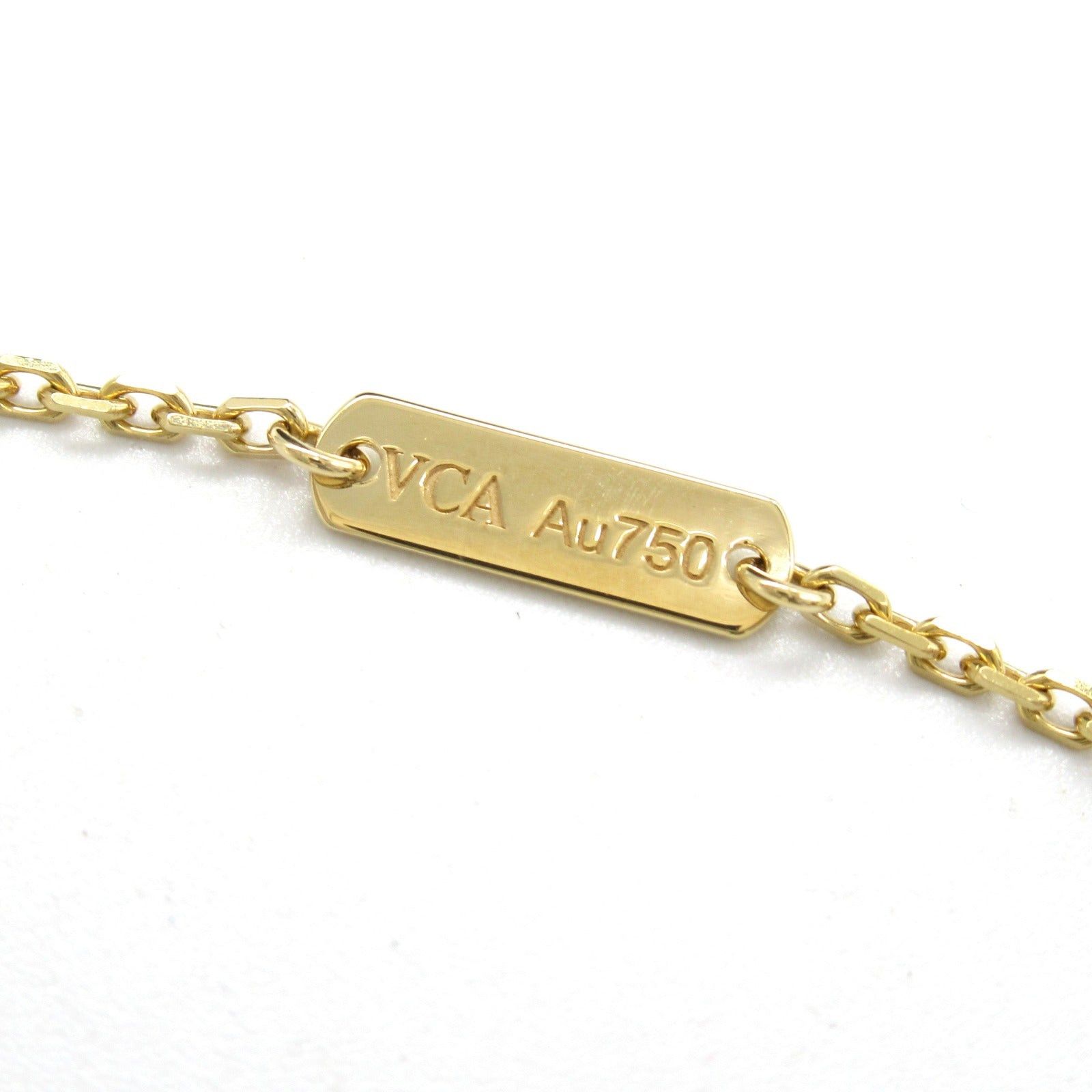 Van Cleef & Arpels Van Cleef Arpels Alhambra Onyx Necklace K18 (Yellow Gold) Black Size ONE SIZE - 4 Thumbnail