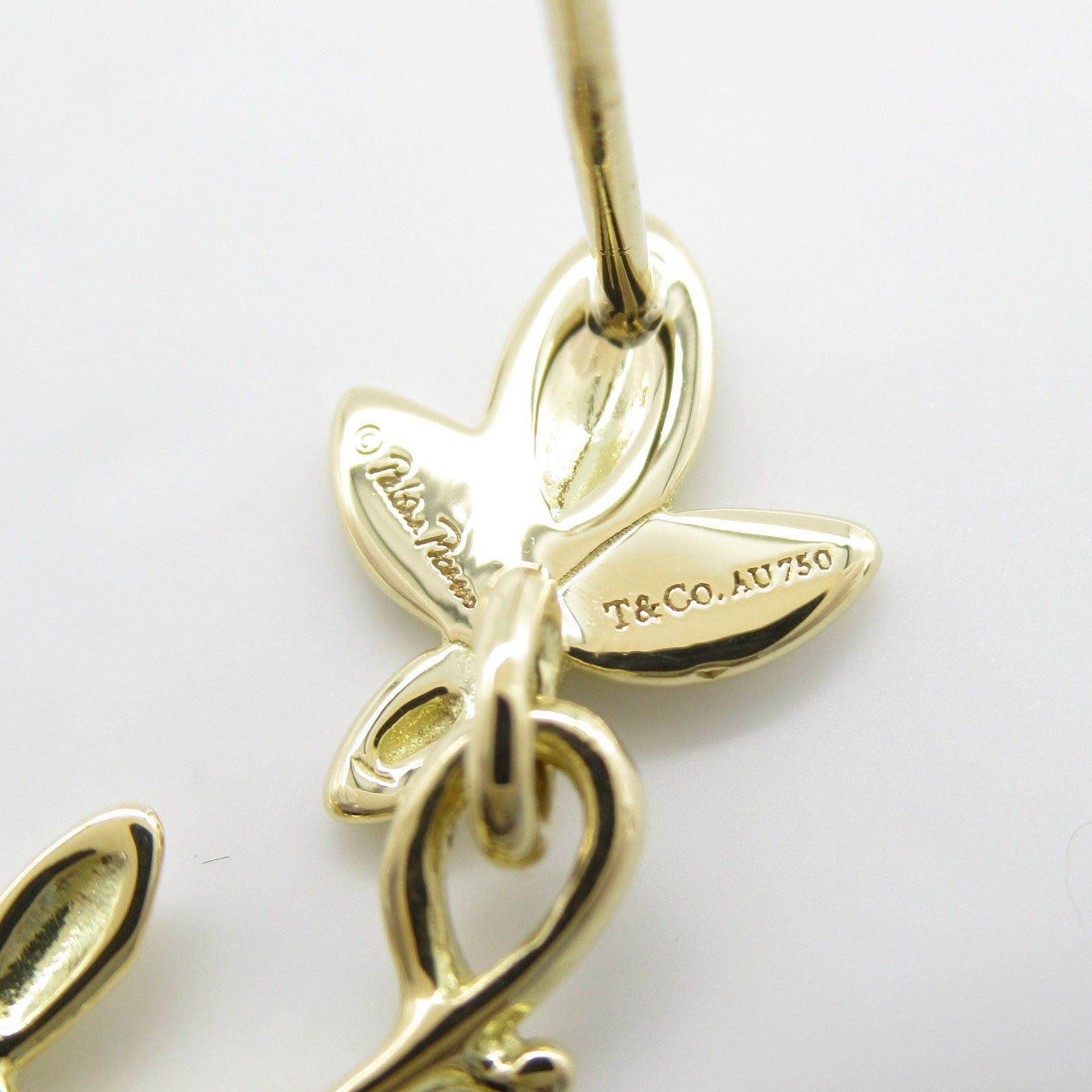 Tiffany & Co. Tiffany Co Olive Leaf Earrings K18 (Yellow Gold) Gold Size ONE SIZE - 7 Thumbnail
