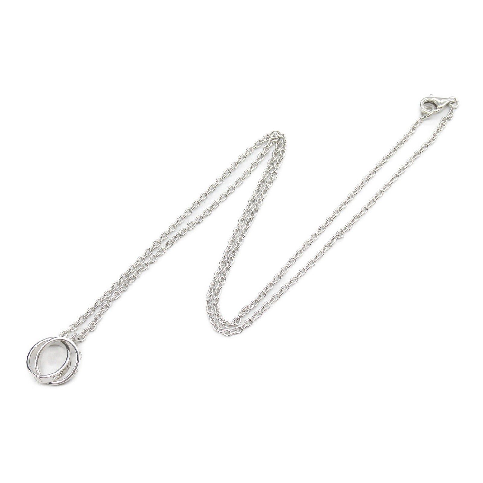 Cartier Cartier Baby Love Necklace K18Wg (White Gold) Silver Size ONE SIZE - 3 Thumbnail