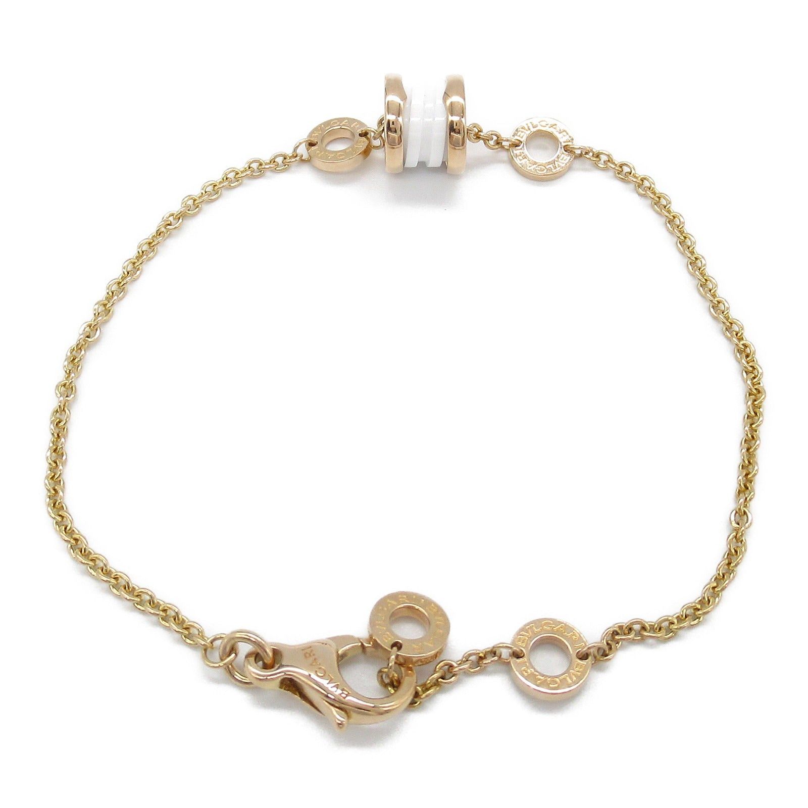 Bvlgari Bvlgari B Zero One Bracelet Ceramic K18Pg (Pink Gold) White Size ONE SIZE - 2 Thumbnail