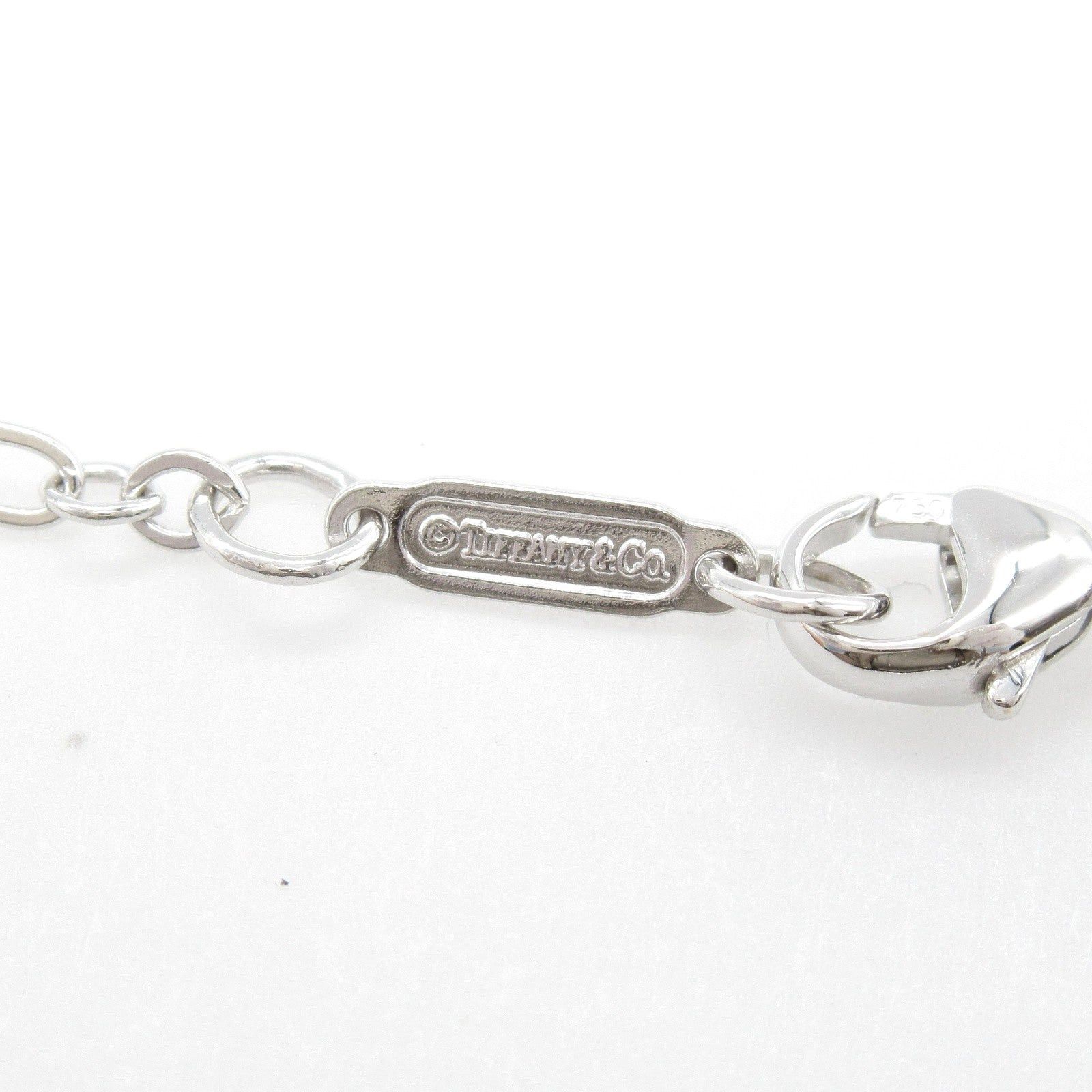 Tiffany & Co. Tiffany Co Sentimental Heart Necklace K18Wg (White Gold) Silver Size ONE SIZE - 4 Thumbnail