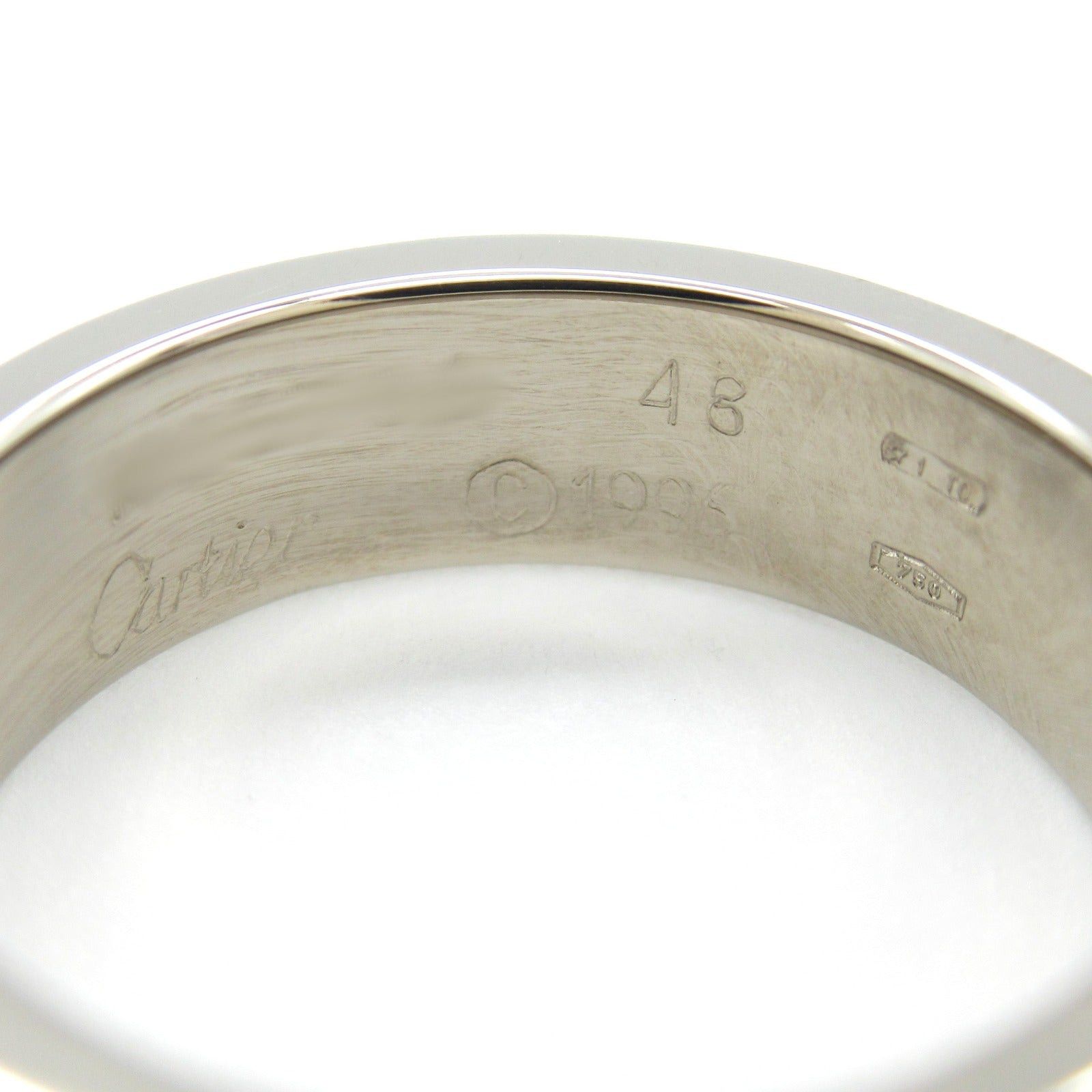 Cartier Cartier Love Ring K18Wg (White Gold) Silver Size ONE SIZE - 3 Thumbnail