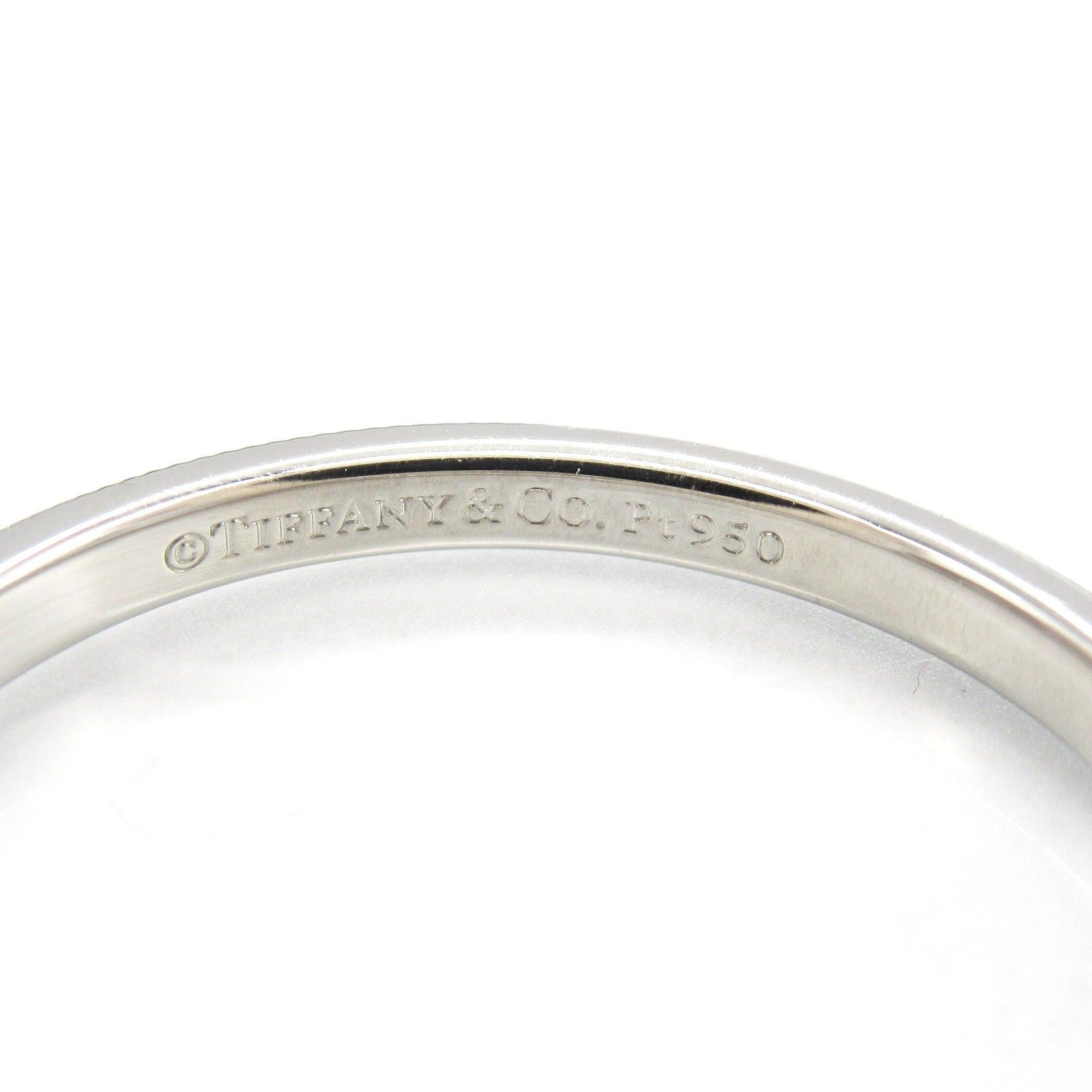 Tiffany & Co. Tiffany Co Milgrain Ring Pt950 Platinum Silver Size ONE SIZE - 4 Thumbnail