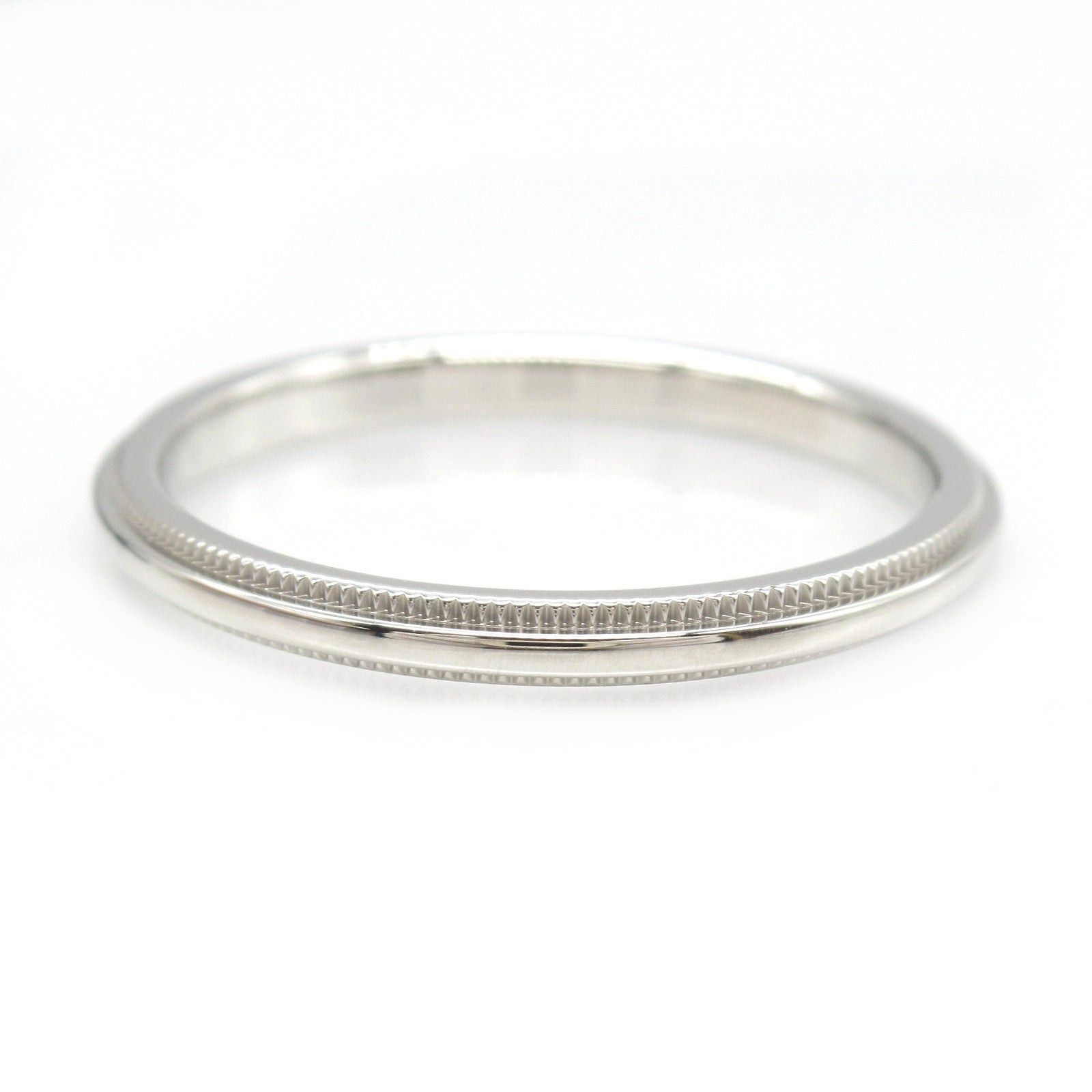 Tiffany & Co. Tiffany Co Milgrain Ring Pt950 Platinum Silver Size ONE SIZE - 2 Thumbnail