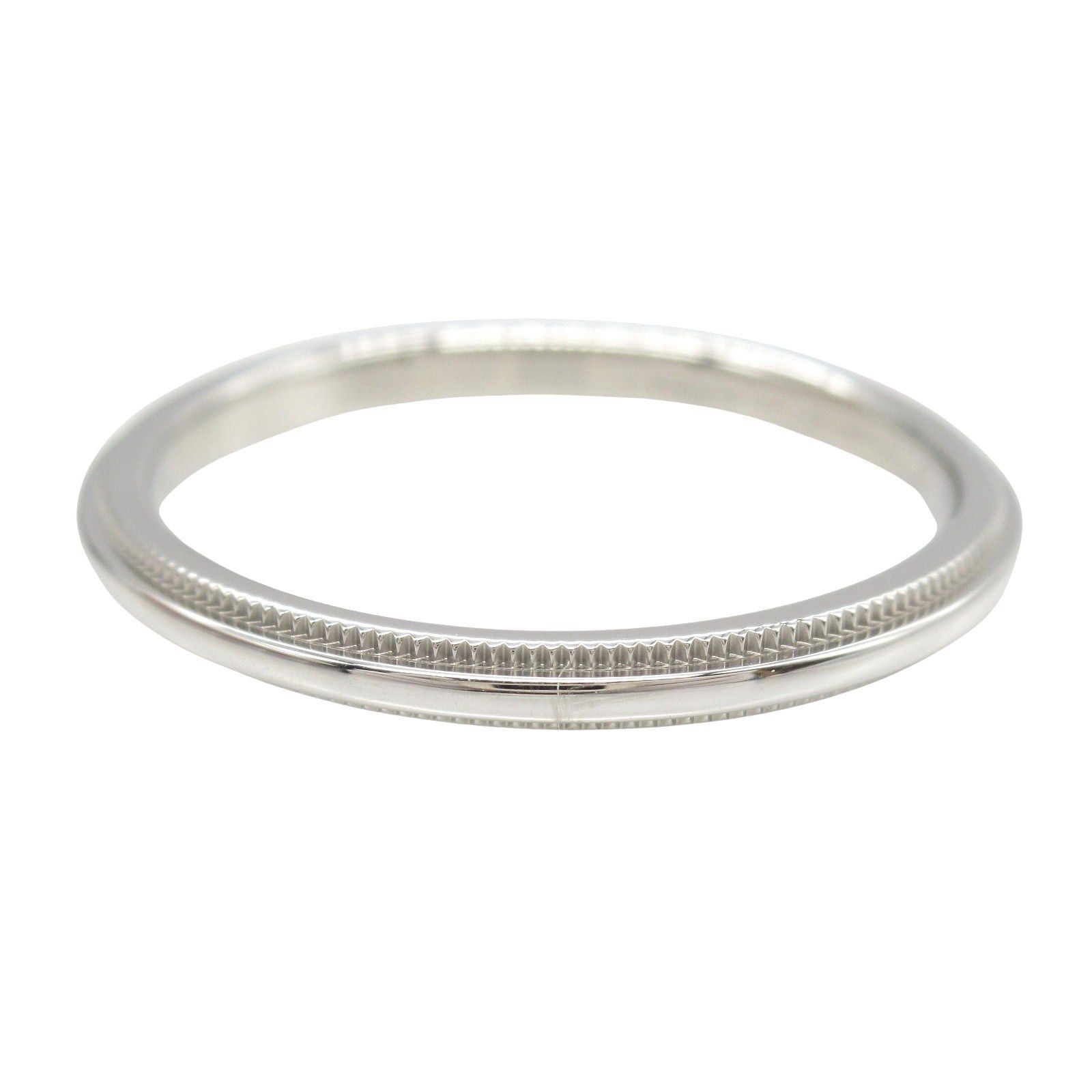 Tiffany & Co. Tiffany Co Milgrain Ring Pt950 Platinum Silver Size ONE SIZE - 3 Thumbnail