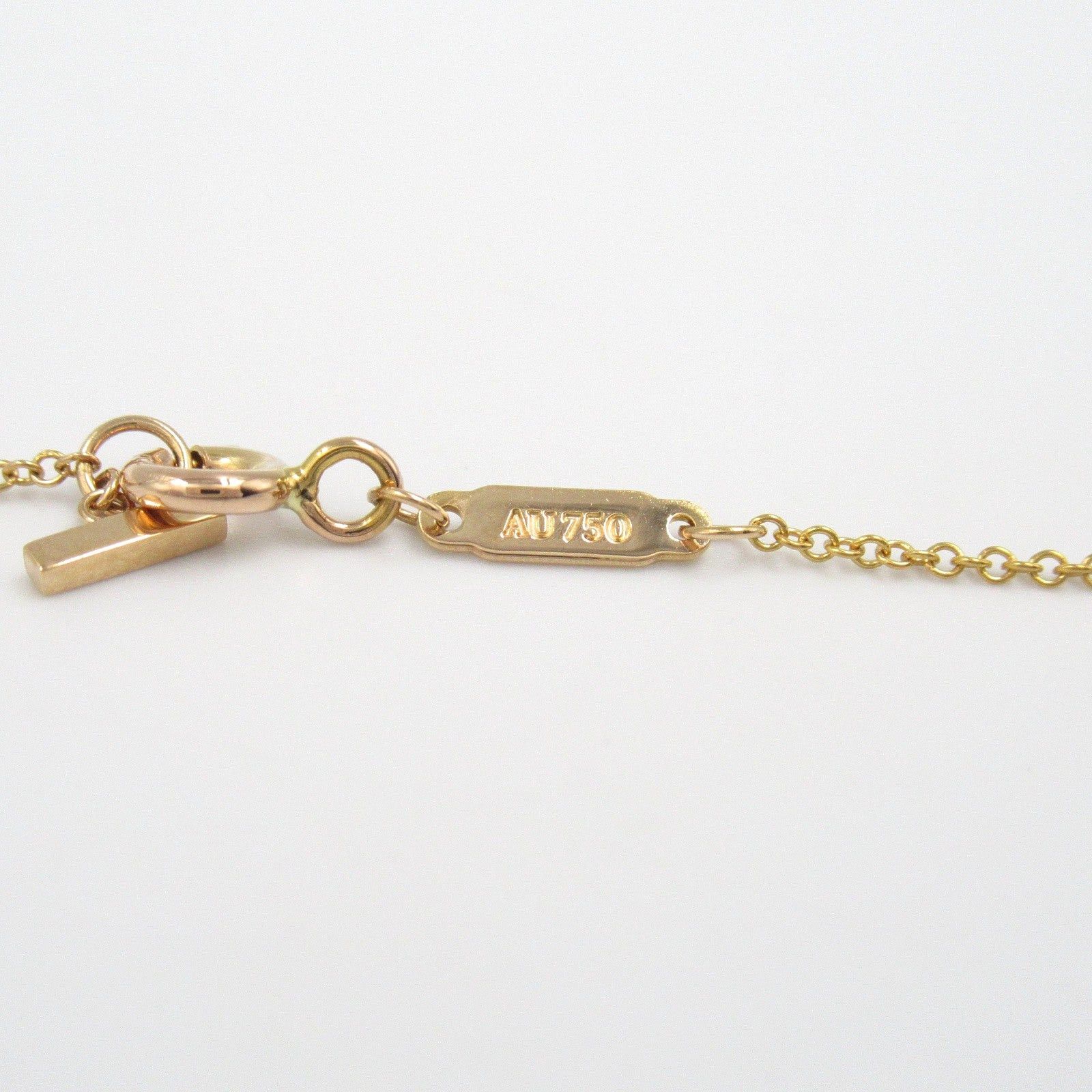 Tiffany & Co. Tiffany Co T-Smile Small Necklace K18Pg (Pink Gold) Gold Size ONE SIZE - 5 Thumbnail