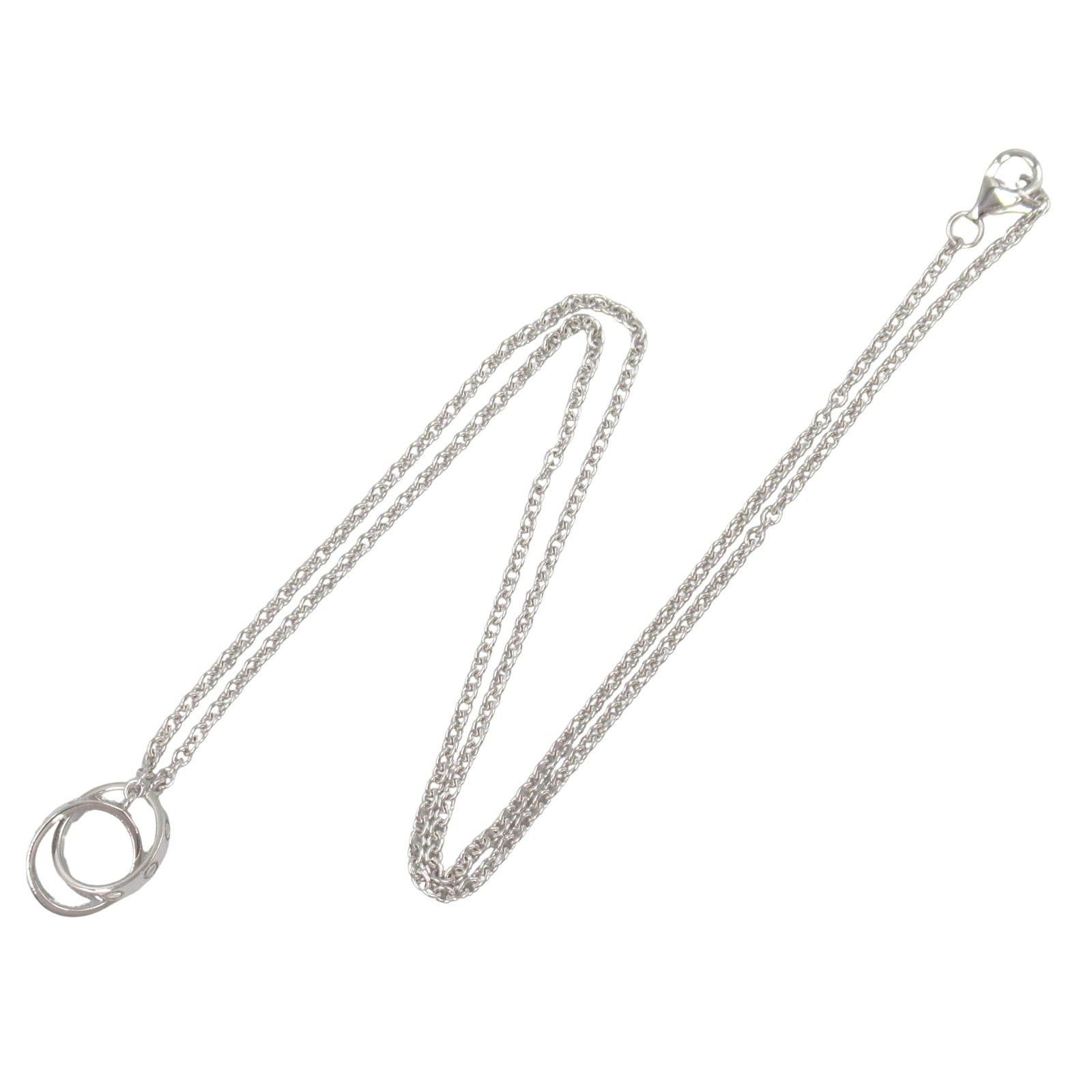 Cartier Cartier Baby Love Necklace K18Wg (White Gold) Silver Size ONE SIZE - 3 Thumbnail
