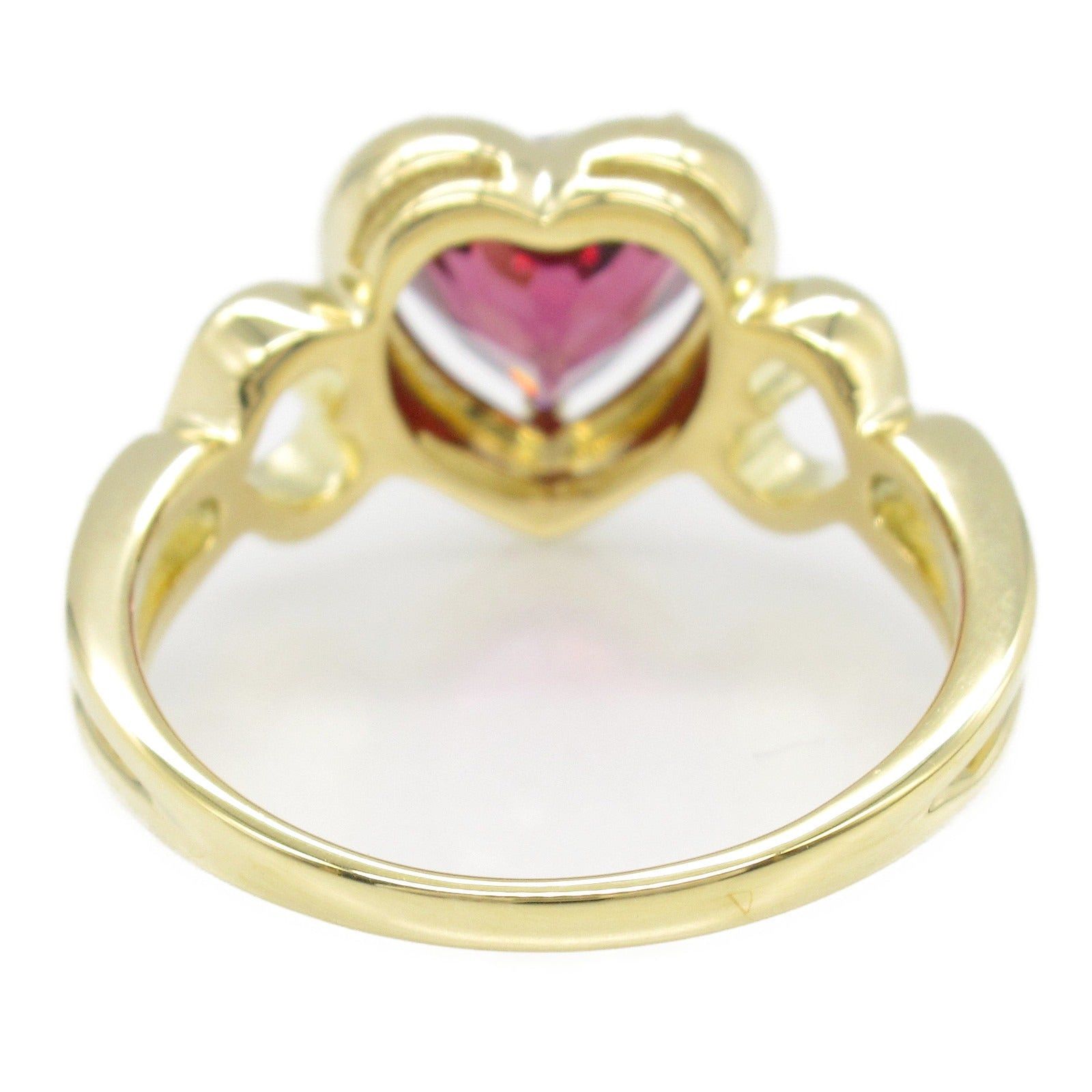 Tiffany & Co. Tiffany Co Garnet Heart Ring K18 (Yellow Gold) Red Size ONE SIZE - 3 Thumbnail