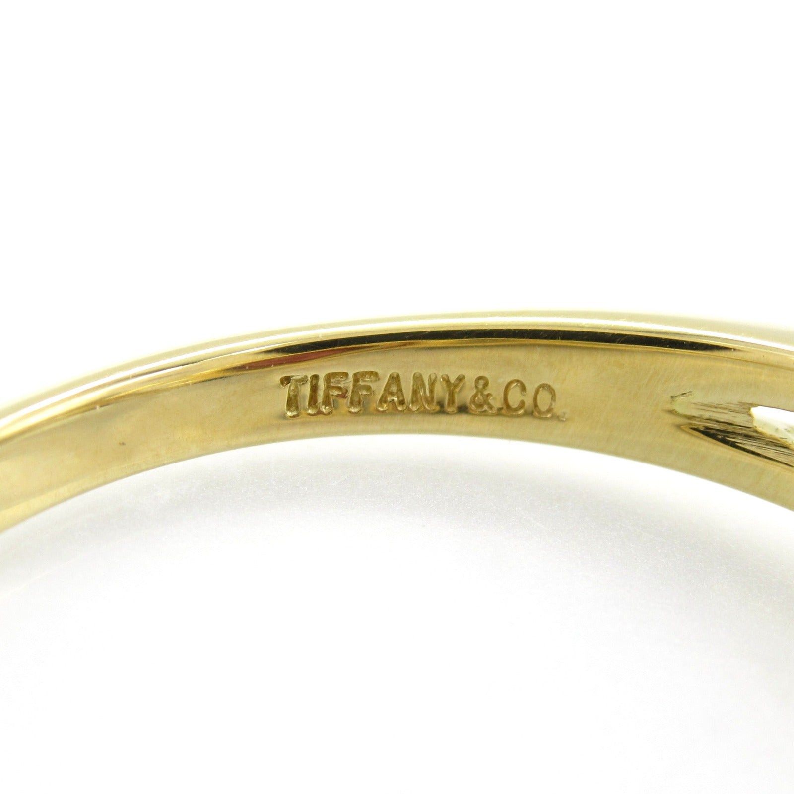 Tiffany & Co. Tiffany Co Garnet Heart Ring K18 (Yellow Gold) Red Size ONE SIZE - 4 Thumbnail